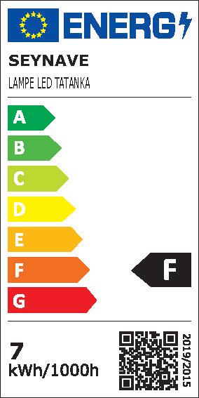 Flexo para escritorio LED Tatanka SEYNAVE con estructura de hierro negro luz cálida 3000K alimentación a red - 6