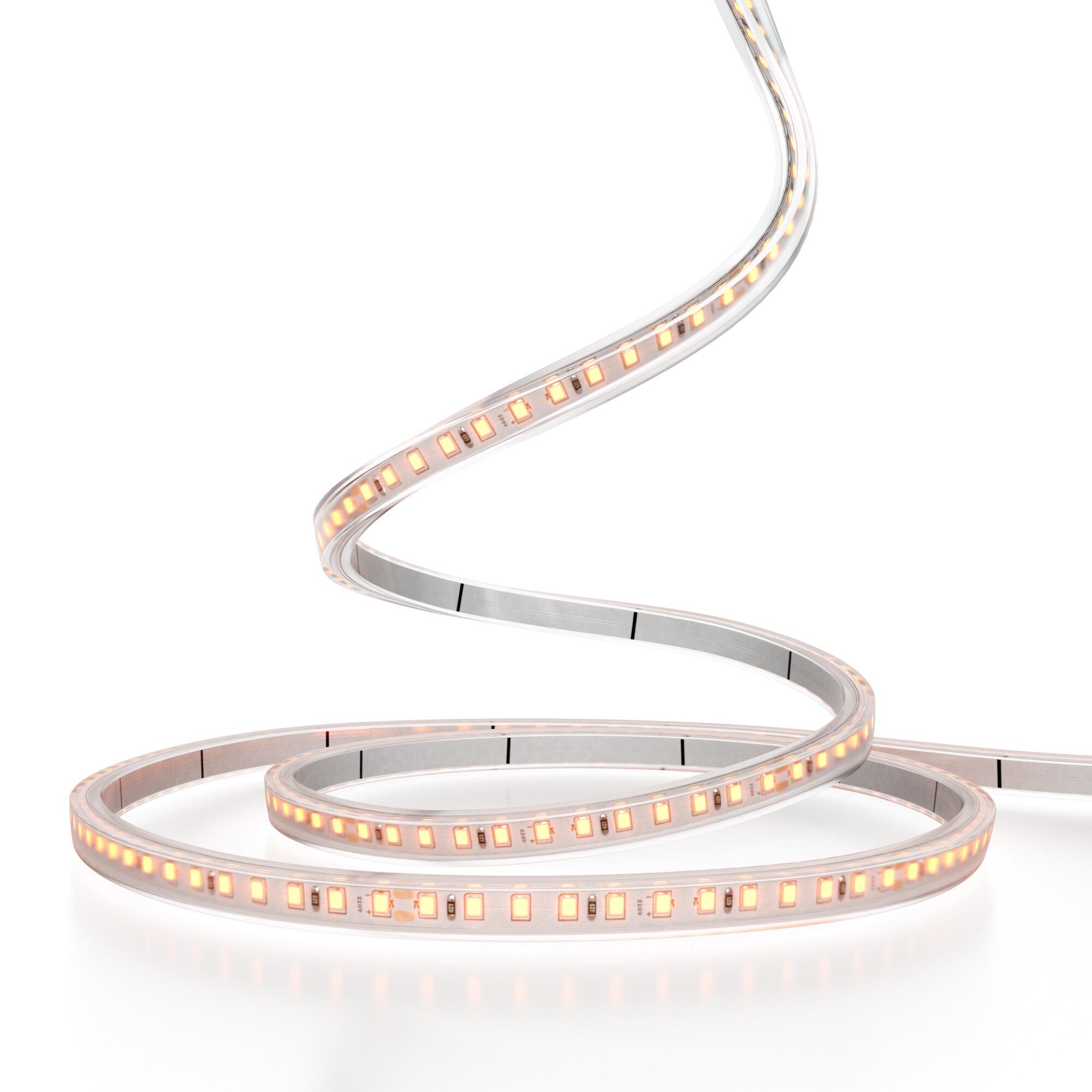 Tira LED por metro 220-240V ALVERLAMP IP65 apto para exteriores 1260 lm luz blanco cálido 3000K corte c/10cm - 2