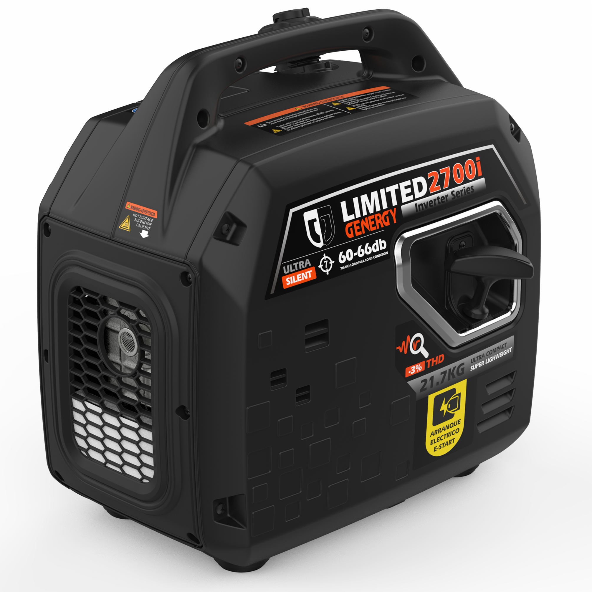 Gerador inverter a gasolina 2700 W Genergy LTD2700RC - 3