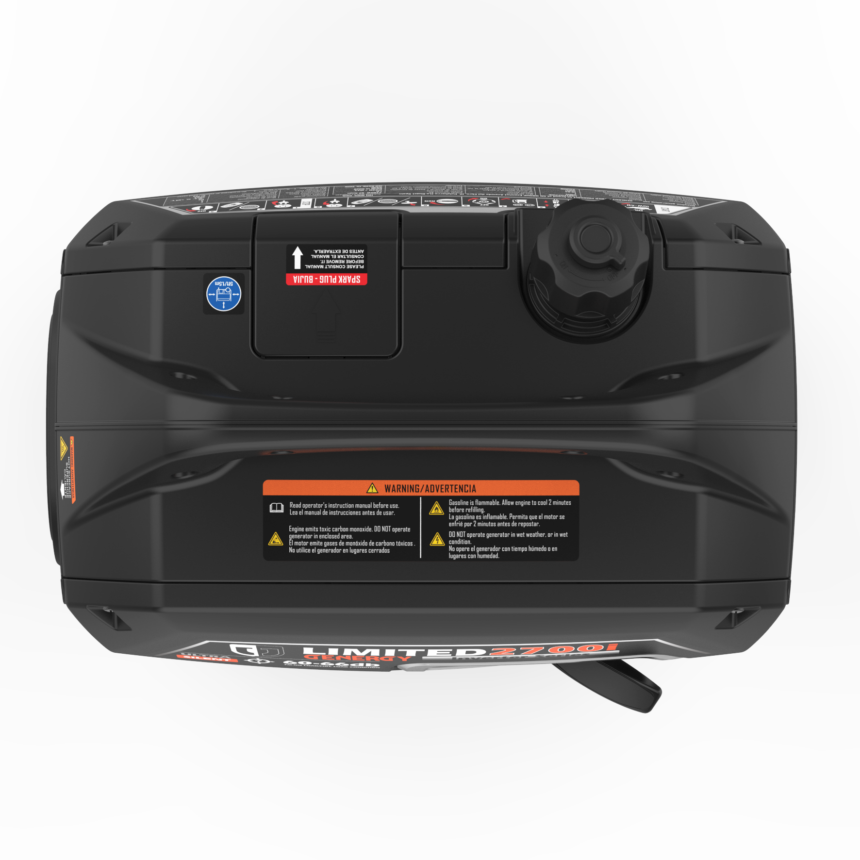 Gerador inverter a gasolina 2700 W Genergy LTD2700RC - 5