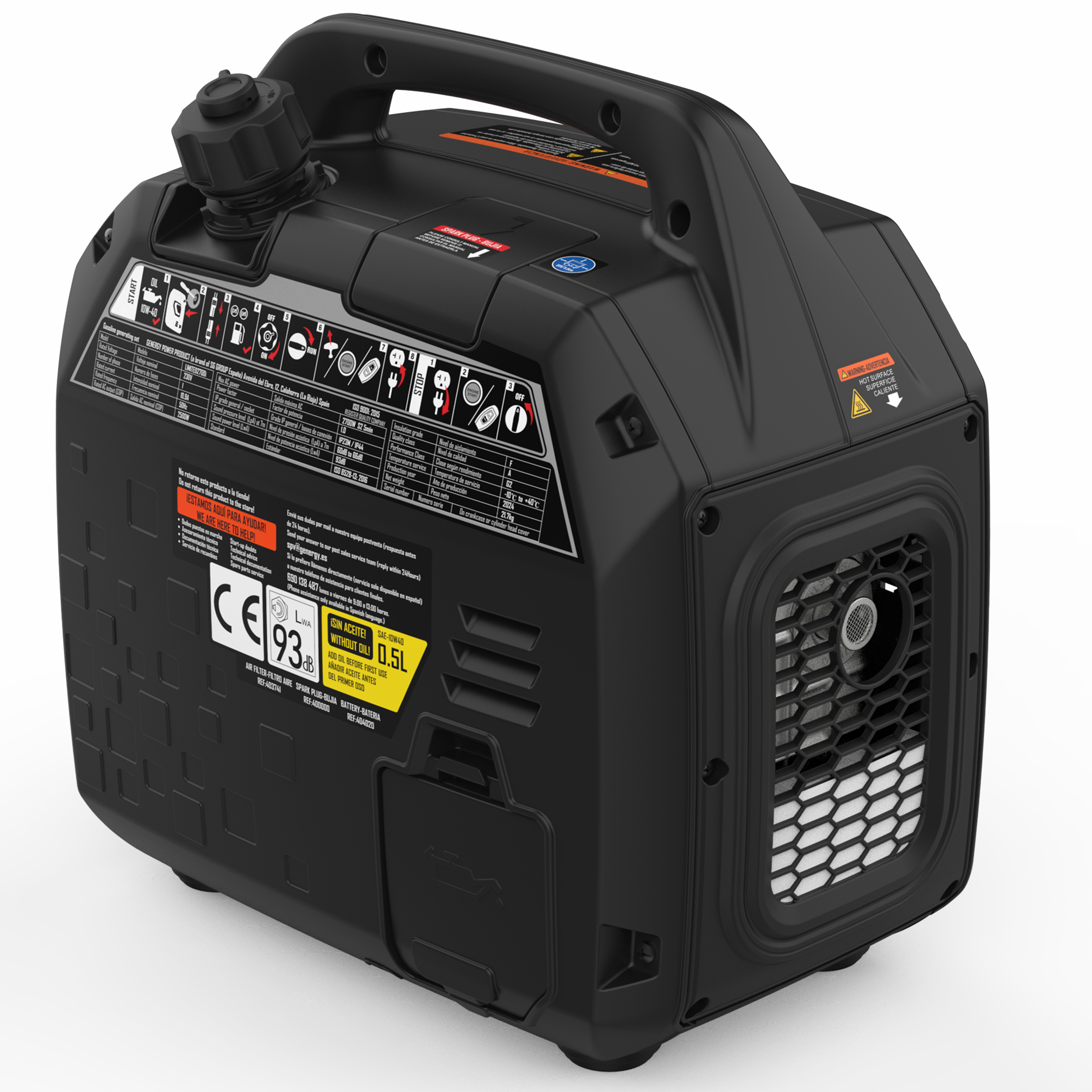 Gerador inverter a gasolina 2700 W Genergy LTD2700RC - 7