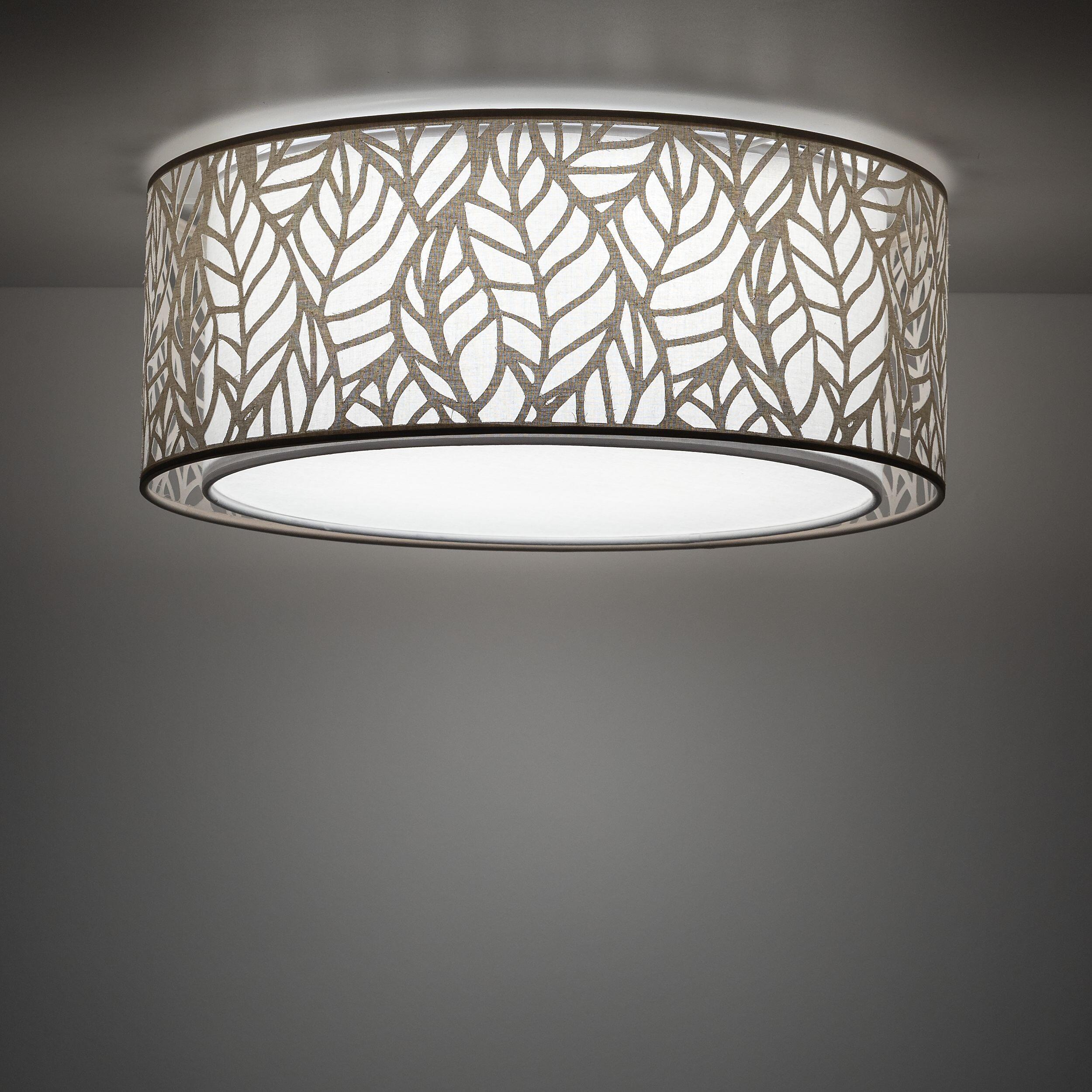 Lampa sufitowa Mesa 4xE27 15W 45 cm beżowa TK LIGHTING - 3