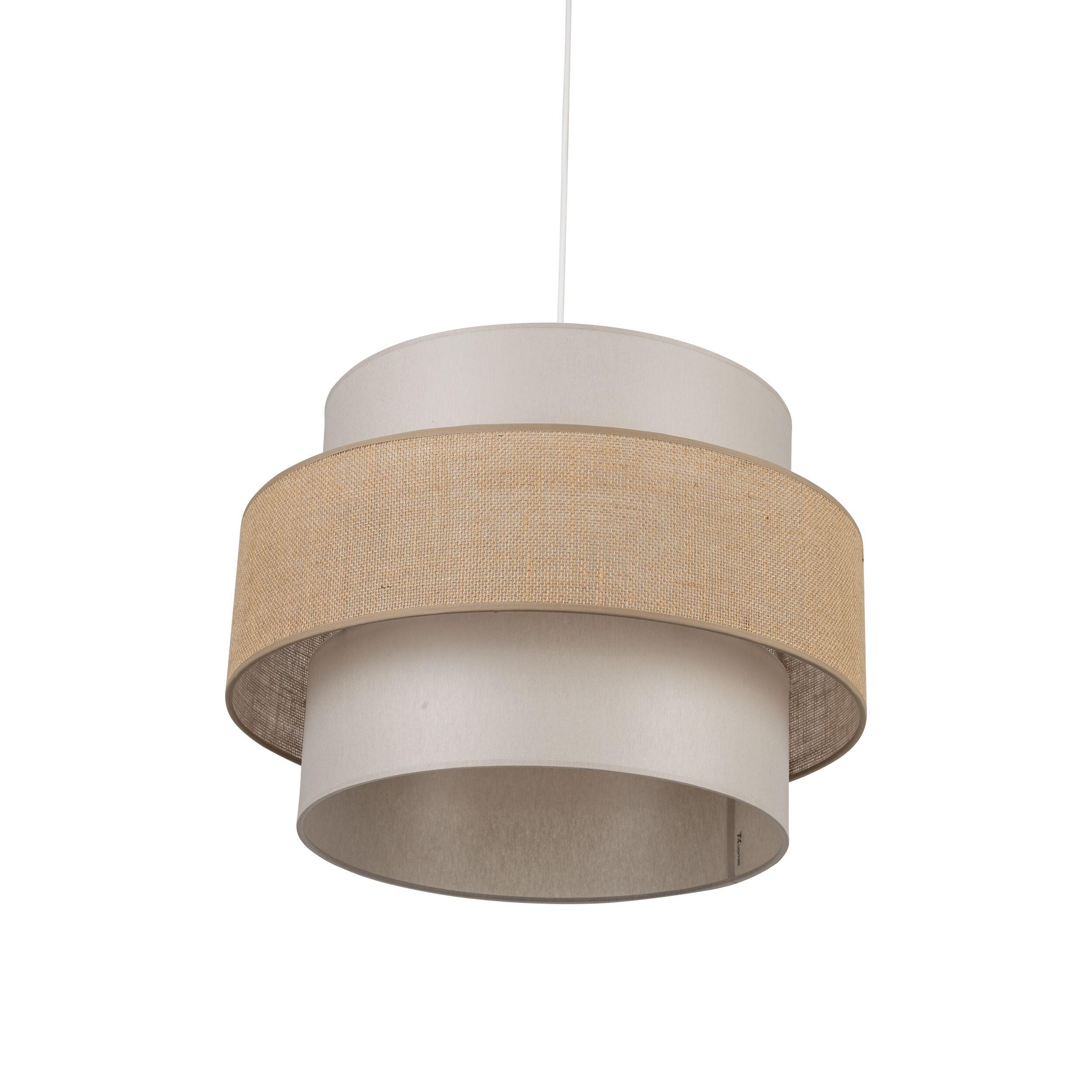 Lampa wisząca Calisto 1xE27 50 cm beżowa TK LIGHTING - 6