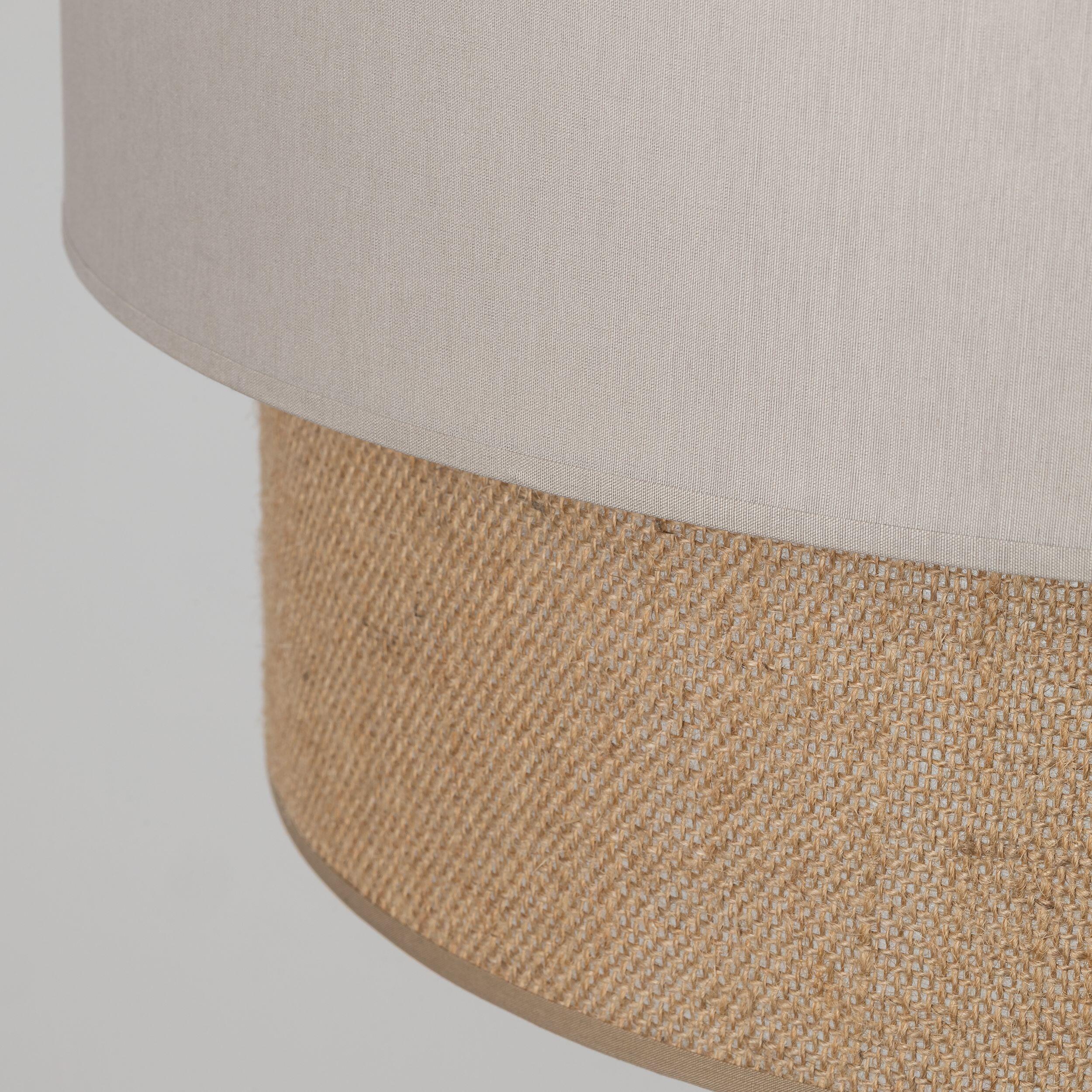 Lampa wisząca Duo 1xE27 45 cm beżowa juta TK LIGHTING - 6