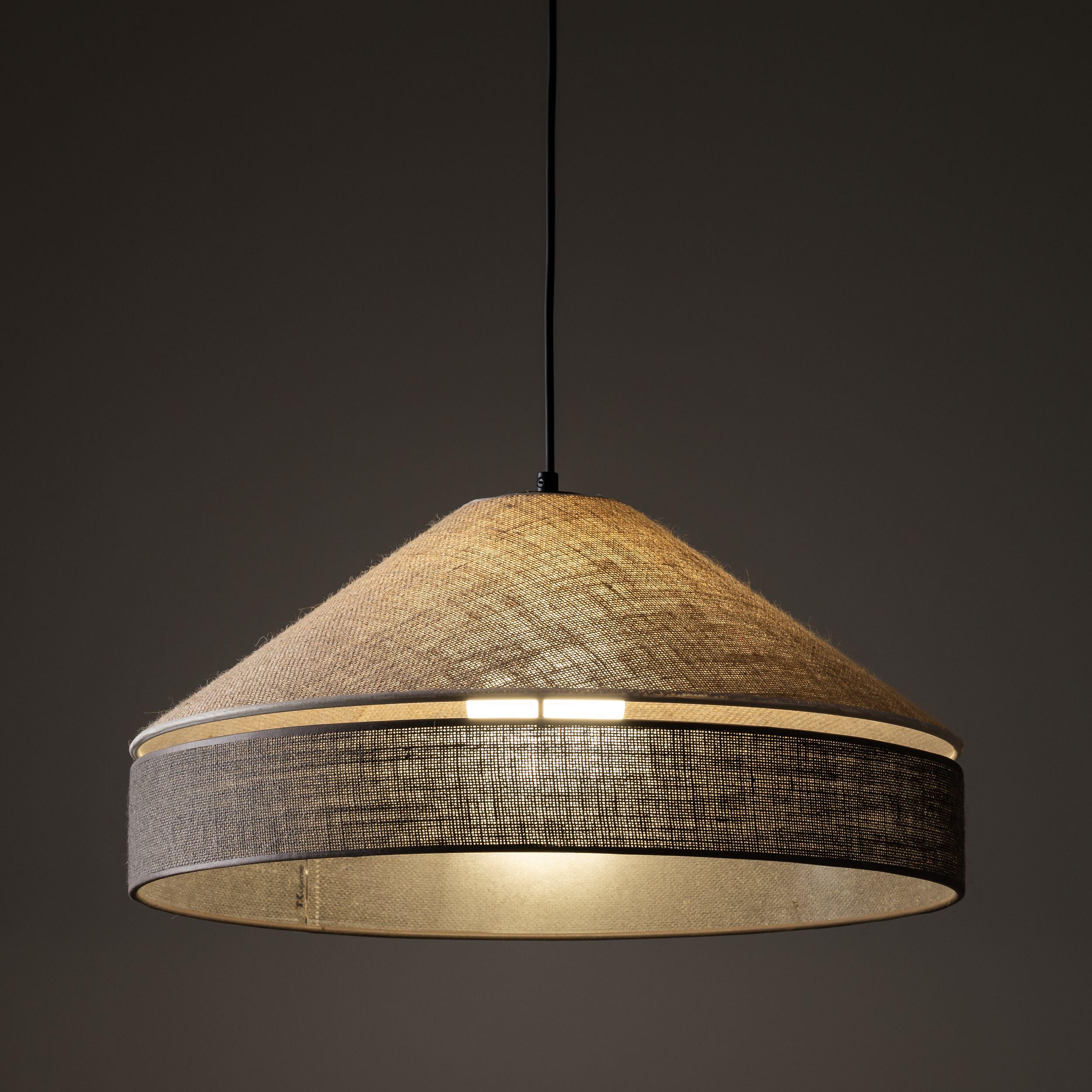 Lampa wisząca Eliss 1xE27 50 cm brązowa TK LIGHTING - 7