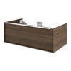 Mobile da bagno sospeso sotto lavabo L 90 x H 32 x P 48 cm betulla satinato, 1 cassetto SENSEA Neo