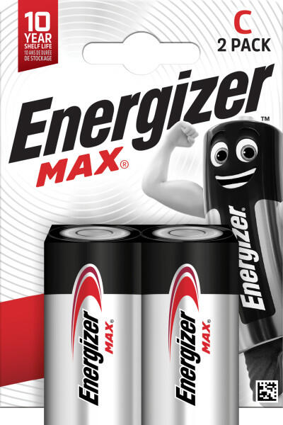 2 pilhas LR14 ENERGIZER MAX - 3