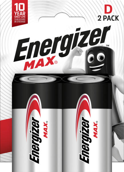 2 pilhas LR20 ENERGIZER MAX - 5