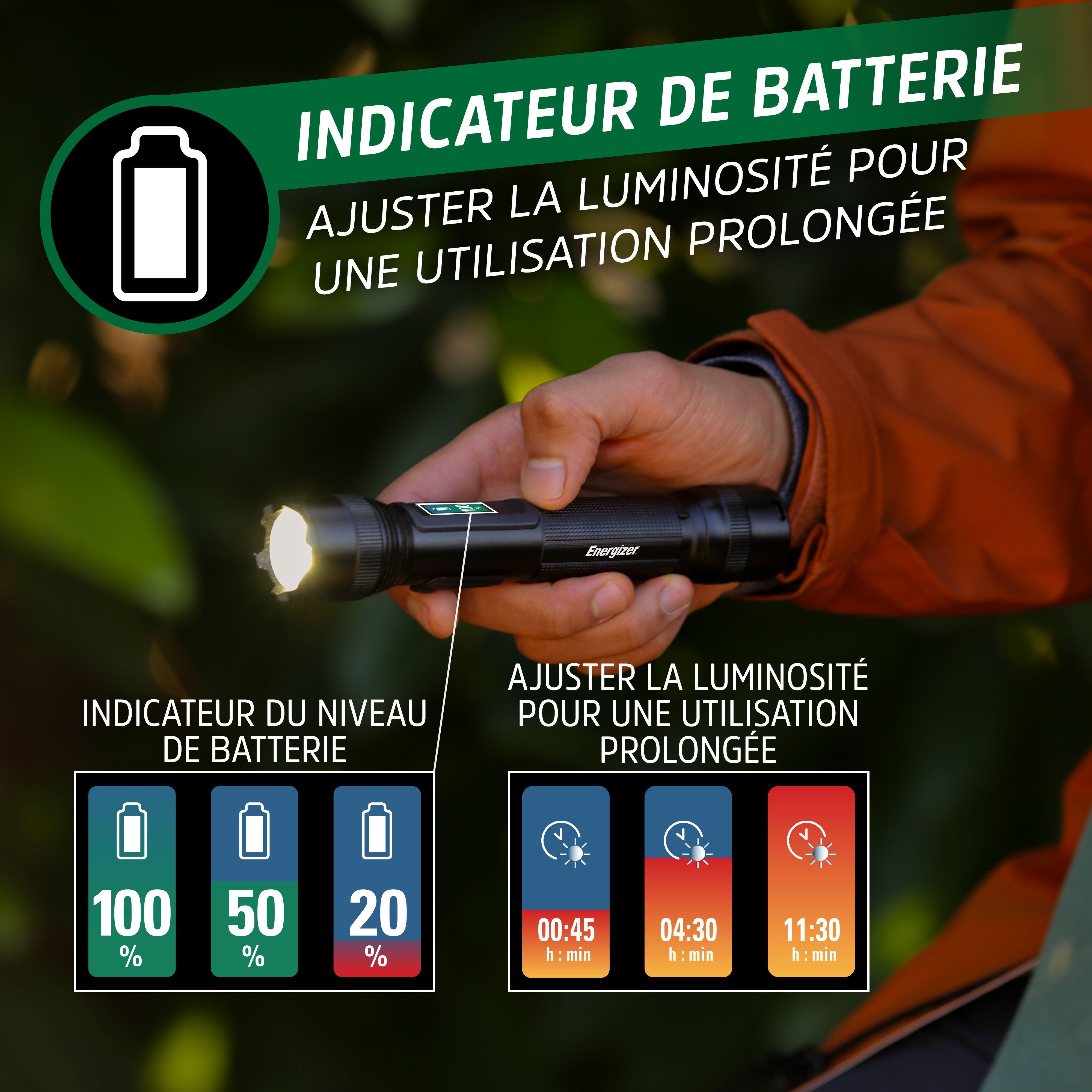Lampe torche LED sur batterie 1000 lumens ENERGIZER - 3