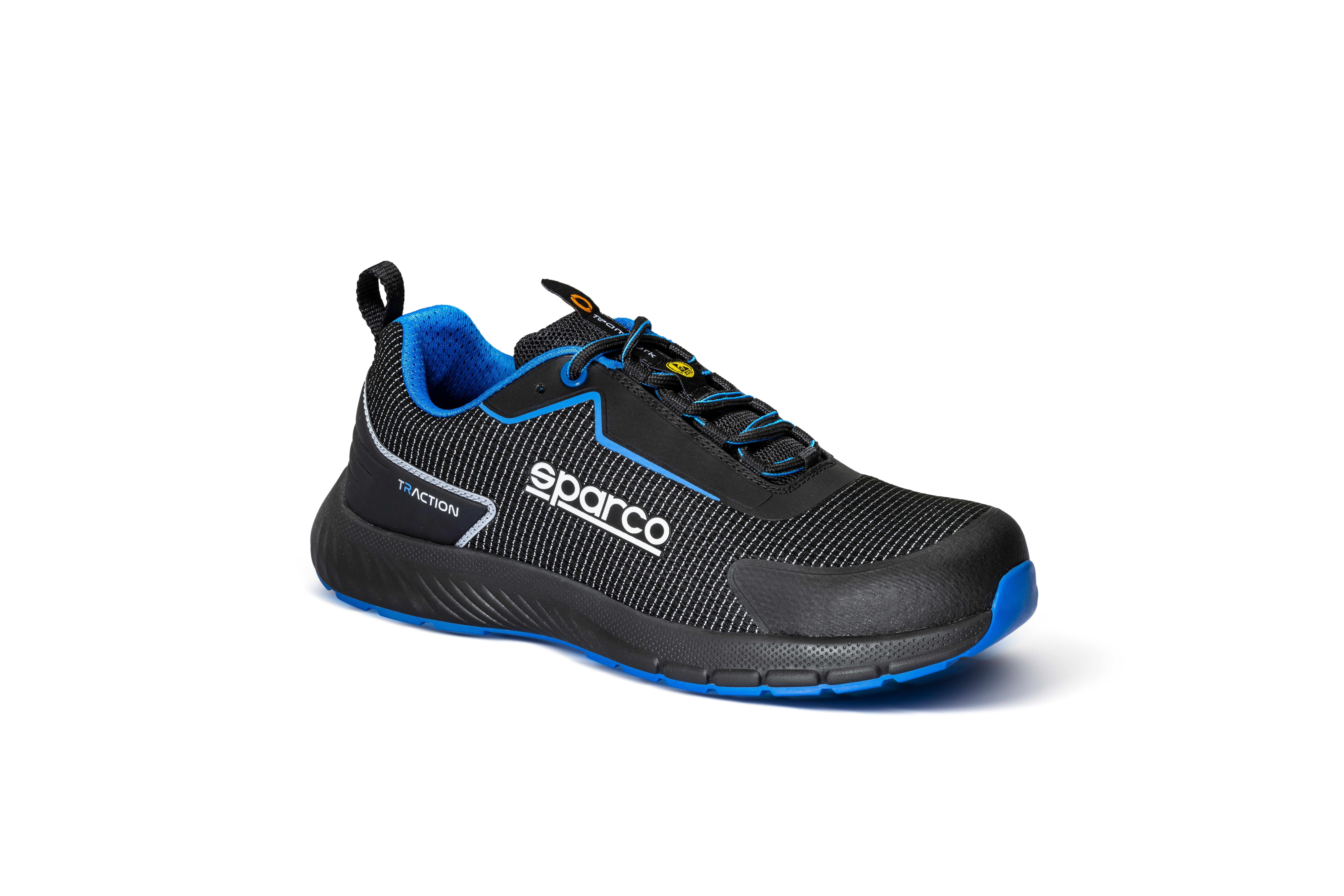 Sparco  Zapato De Seguridad Suzuka Esd S1ps Sr Fo Hro /, Flexible, Ligera Y Deportiva, Para Aquellos Que Buscan Seguridad Y Rendimiento, Talla 44 Negro/Azul , Leroy Merlin