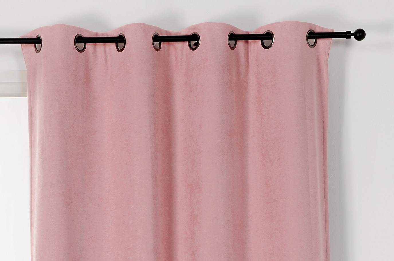 Tenda Alaska rosa pastello, termico, occhiello 140x260 cm LINDER - 2