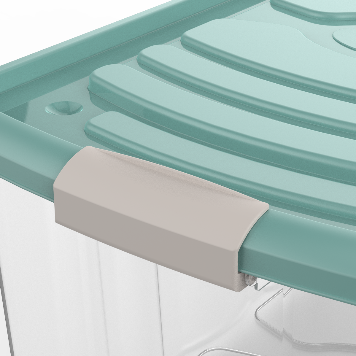 Contenitore Rollbox L 59 x H 30 x P 39 cm trasparente - 12