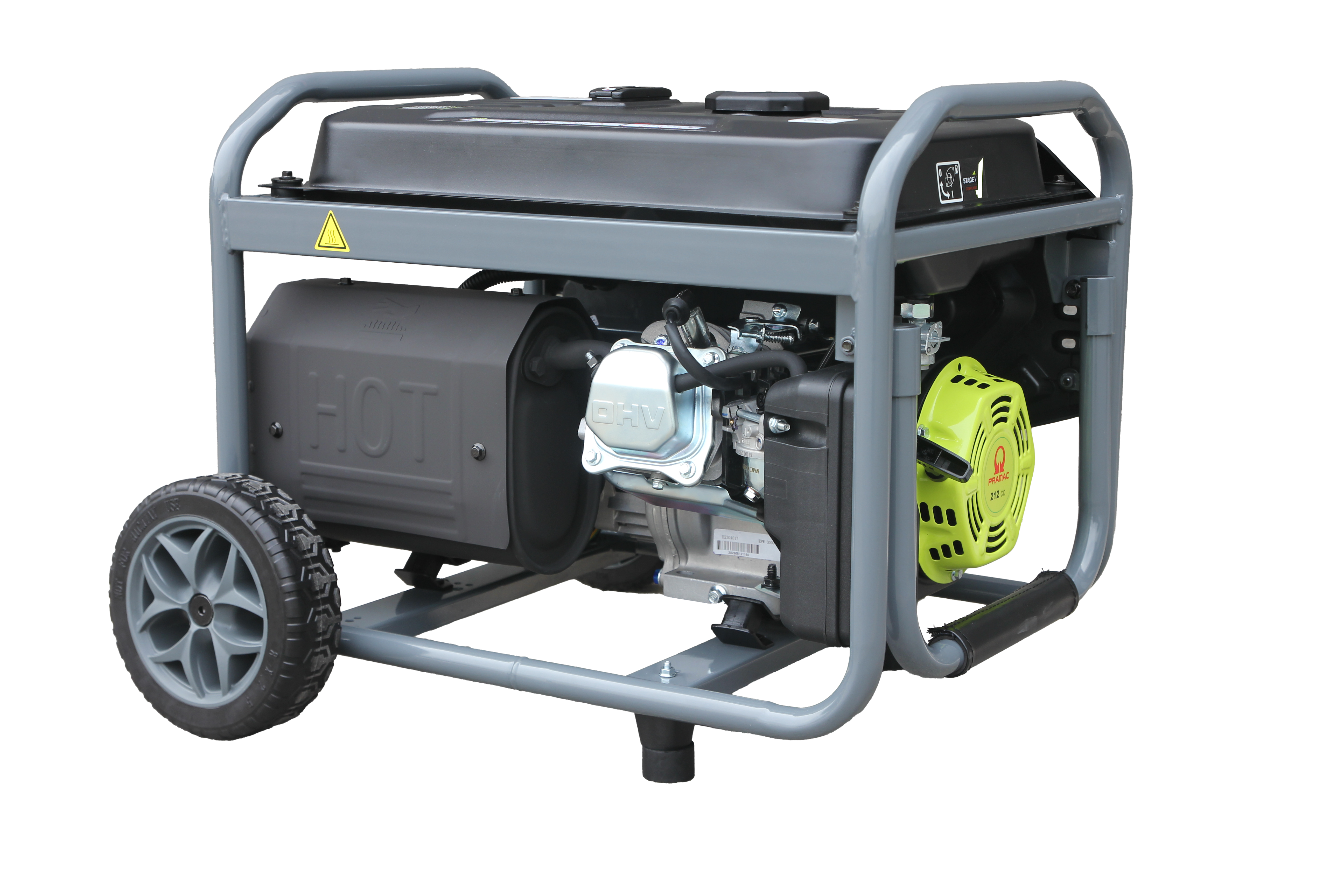 Gerador a gasolina com AVR arranque elétrico 2900W/2700W Pramac EPW3000 - 21