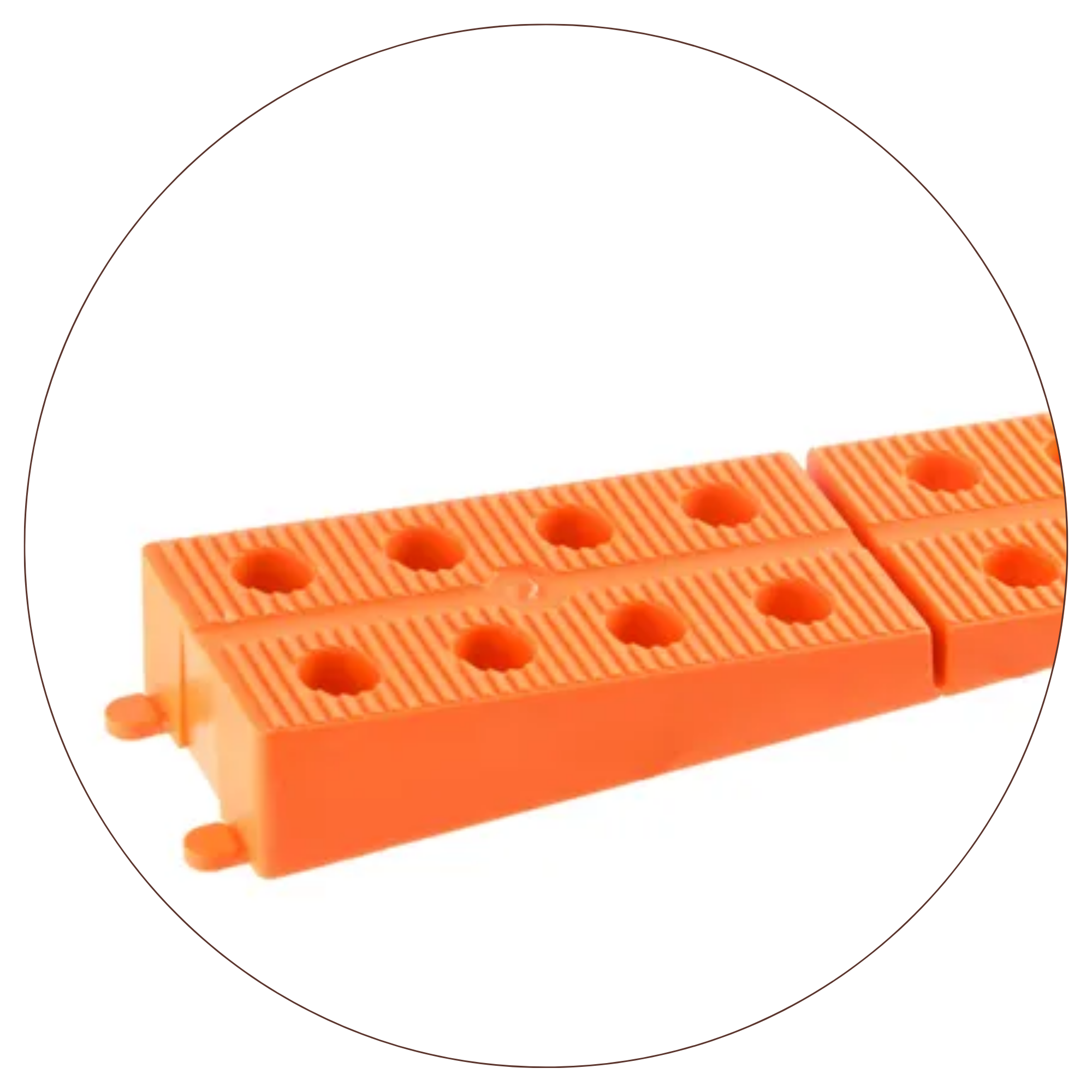 Pack2 Cunhas Dentadas Nivelação Deck 170mm - 2