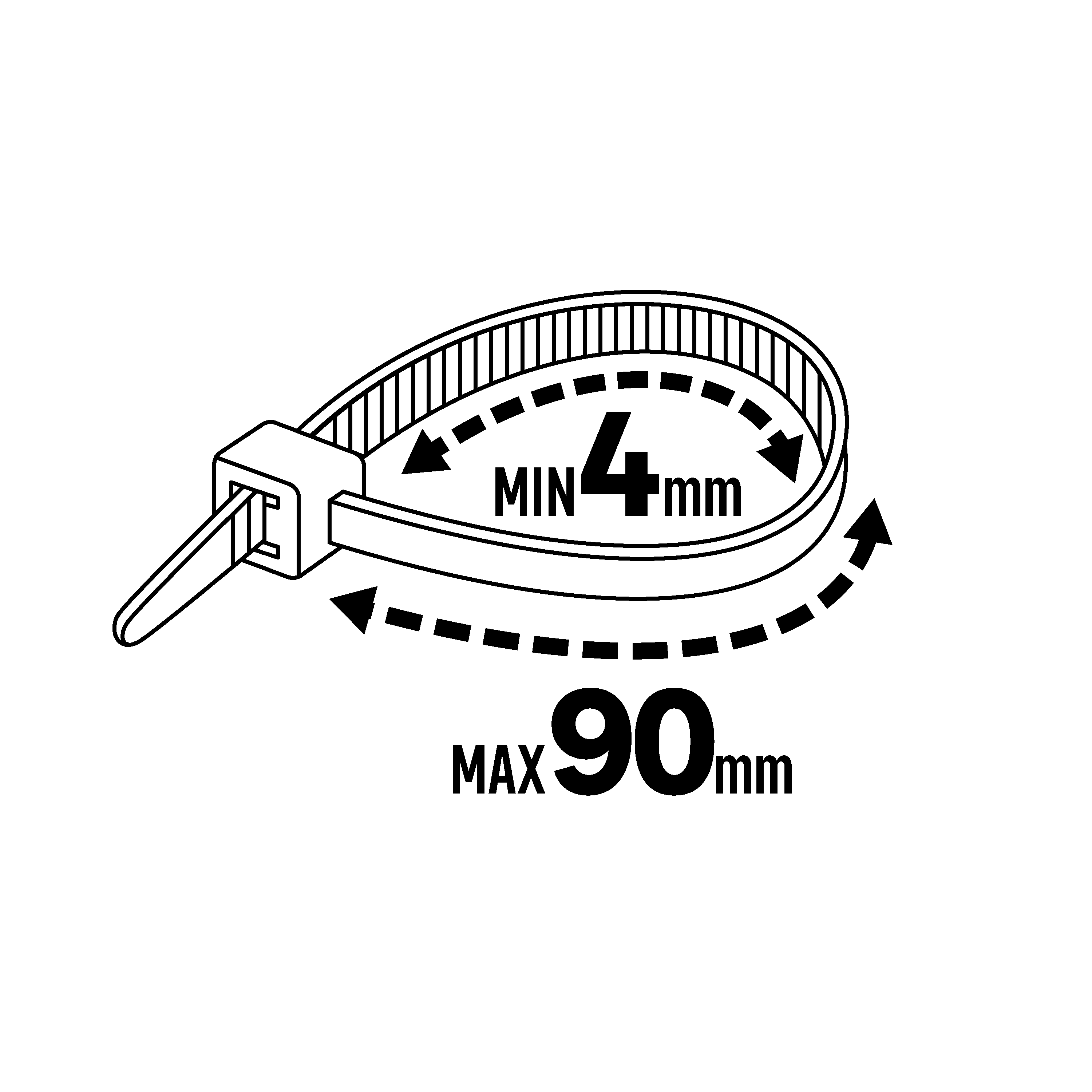 BRIDA NYLON 7.5X350MM NEGRO (25 UDS) - 6