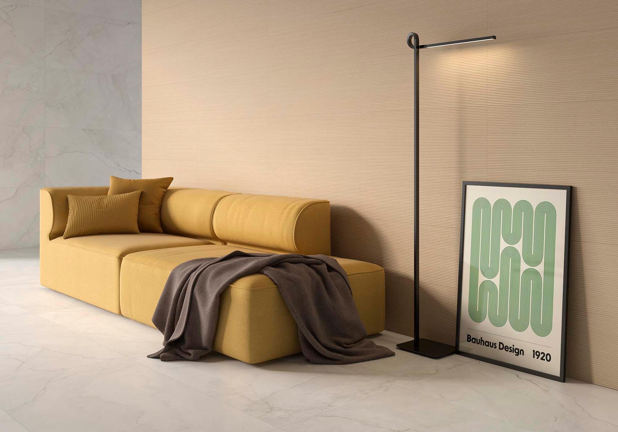 SUELO PORCELÁNICO 60X120CM HORIZON MARFIL - 2