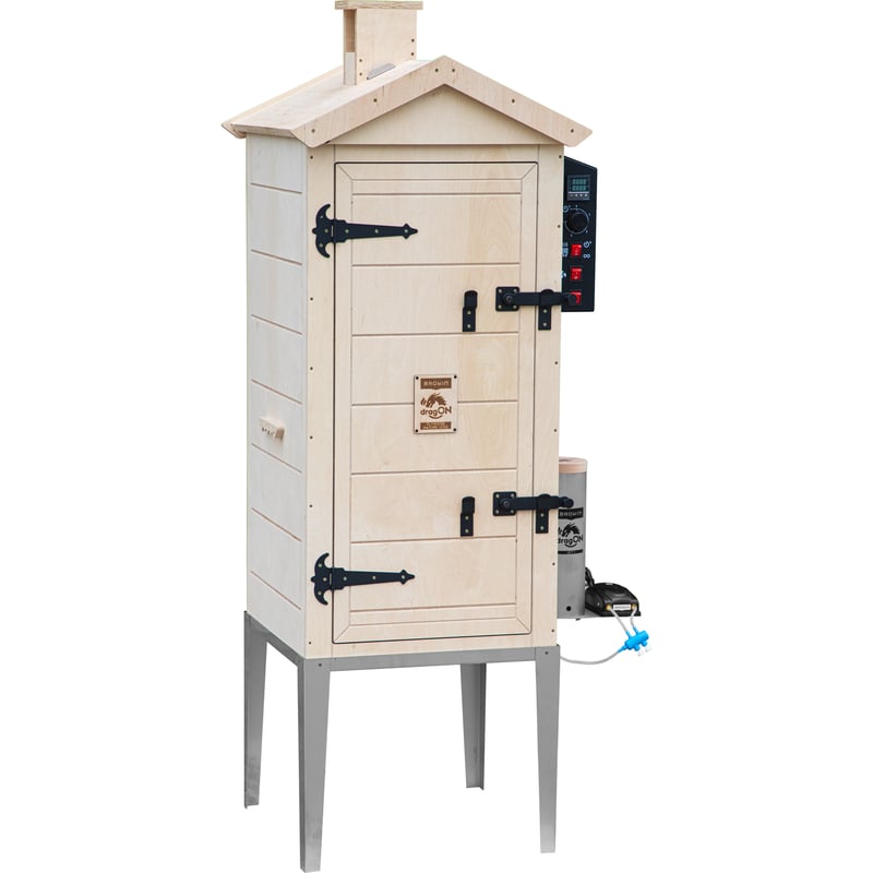 Wędzarnia ogrodowa elektryczna dragON PLYWOOD NATURE 100E Browin