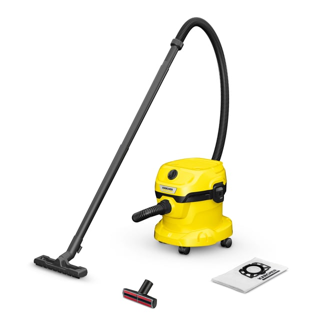 Aspiratore solidi e liquidi KARCHER WD 2 PLUS V-12/4/18 PET aspirazione 22 kPa 12 L 1000 W