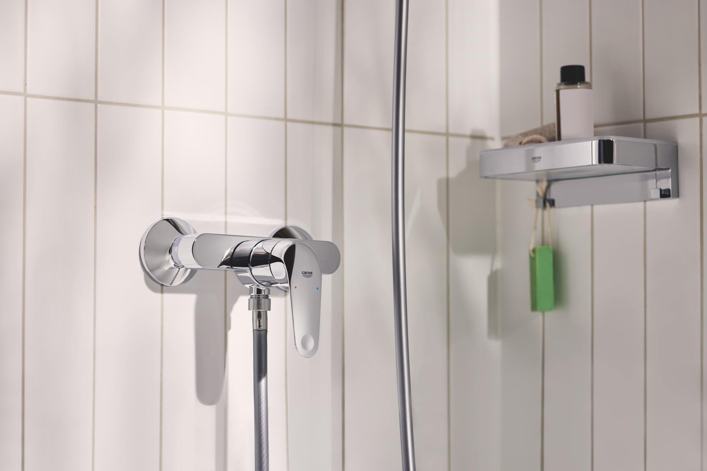 Rubinetto per doccia getto laminare cristallino monocomando Swift cromo lucido GROHE - 11