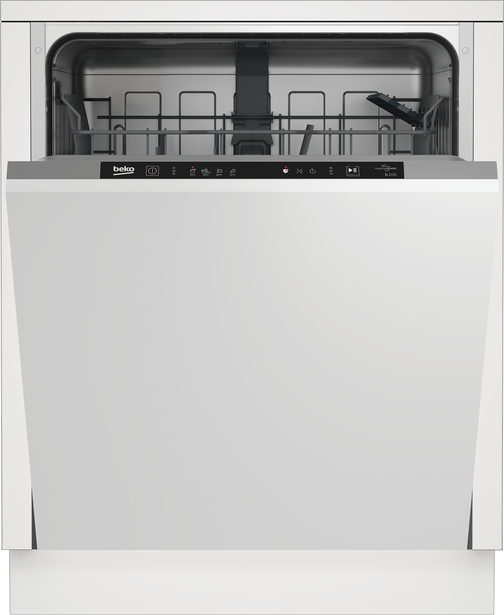 lavavajillas integrable beko bdin14320 13 cubiertos 4 programas con inicio diferido blanco 60cm clase e