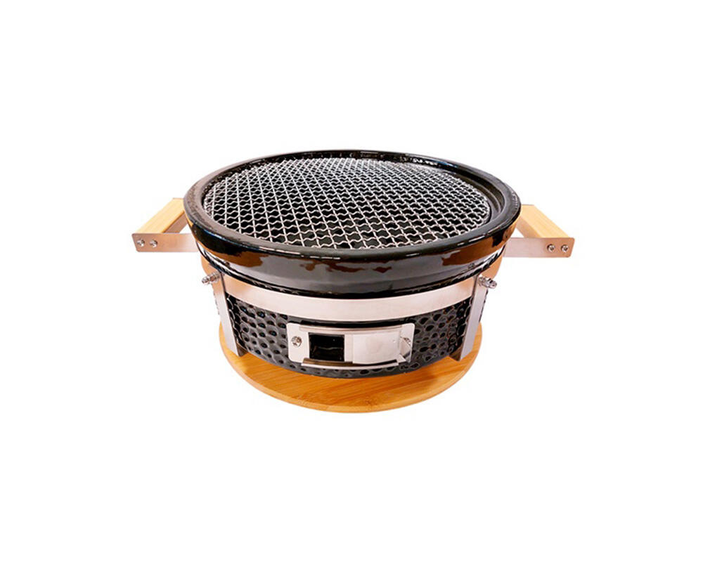 barbacoa grill portatil braza square round negro