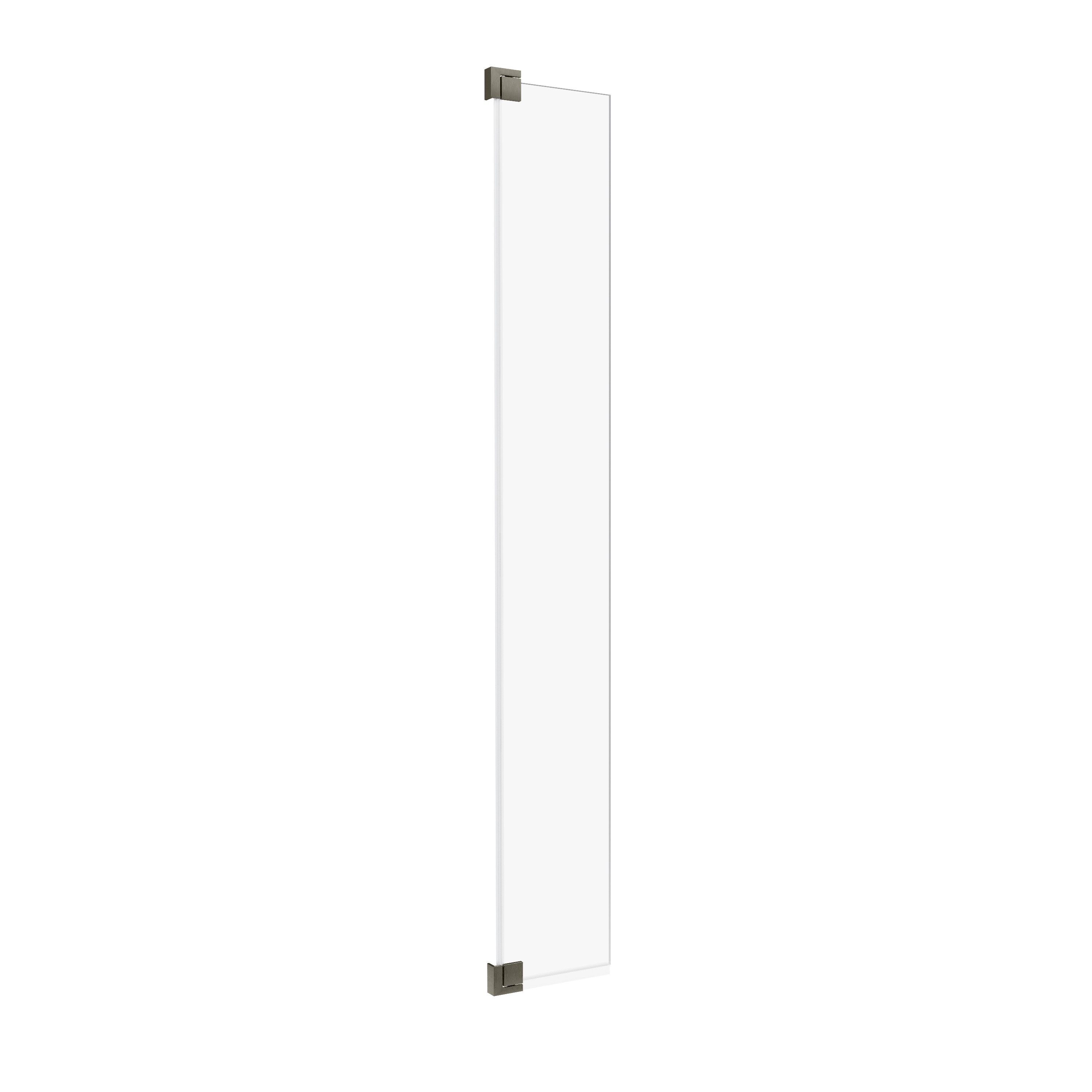 Osłonka do Walk In Swing 40x200 cm profil gun metal Wellneo