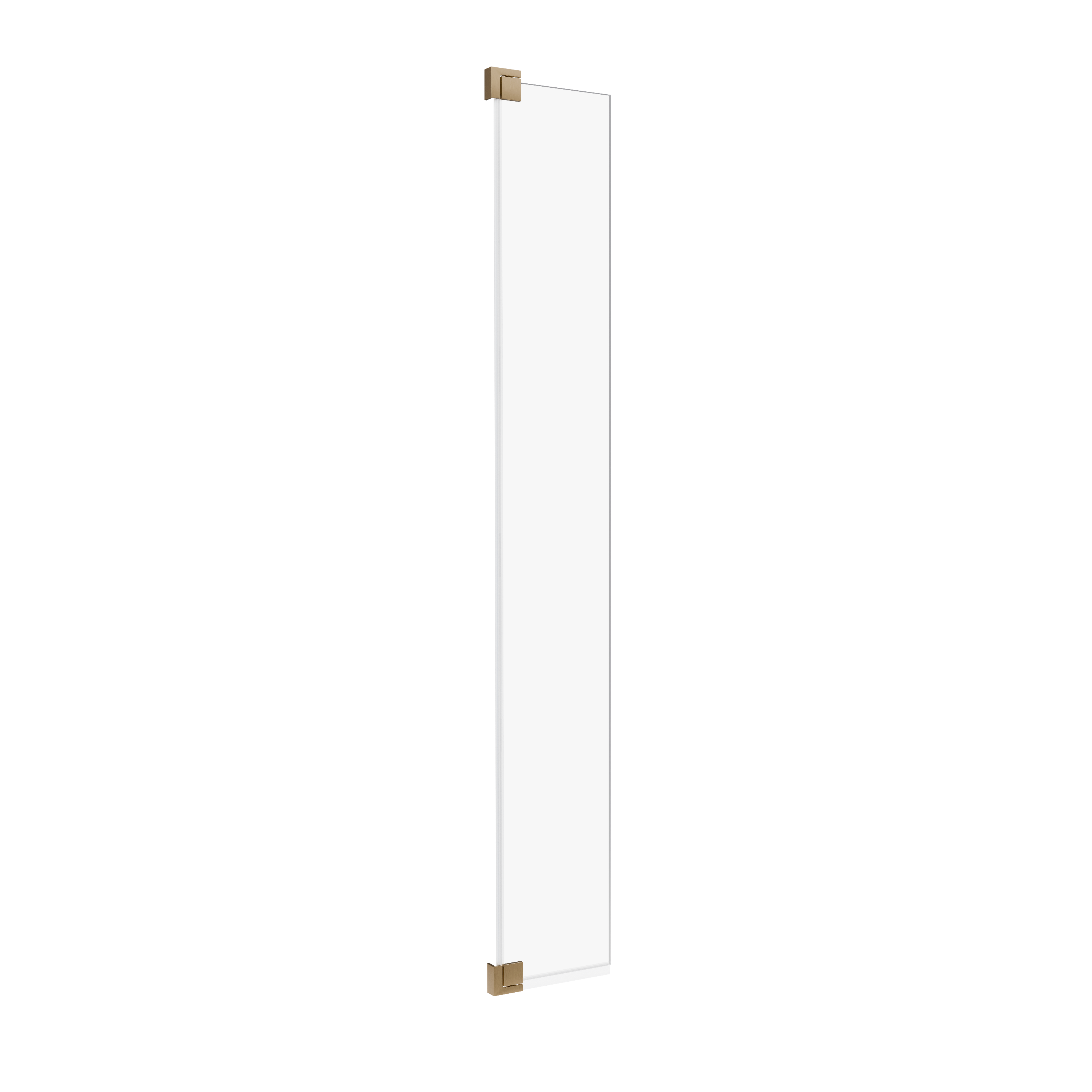 Osłonka do Walk In Swing 30x200 cm profil złoty szczotkowany  Wellneo