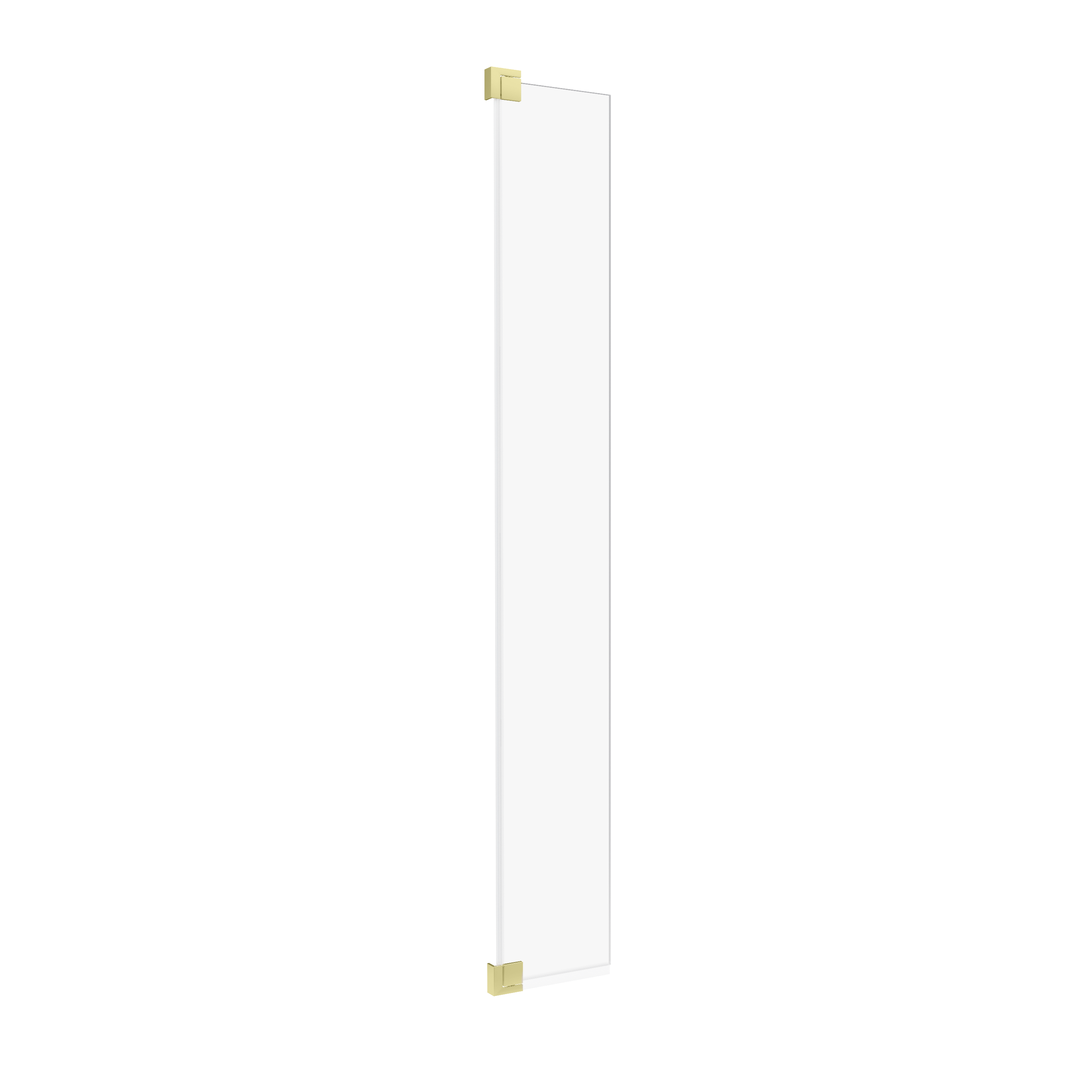 Osłonka do Walk In Swing 30x200 cm profil złoty Wellneo