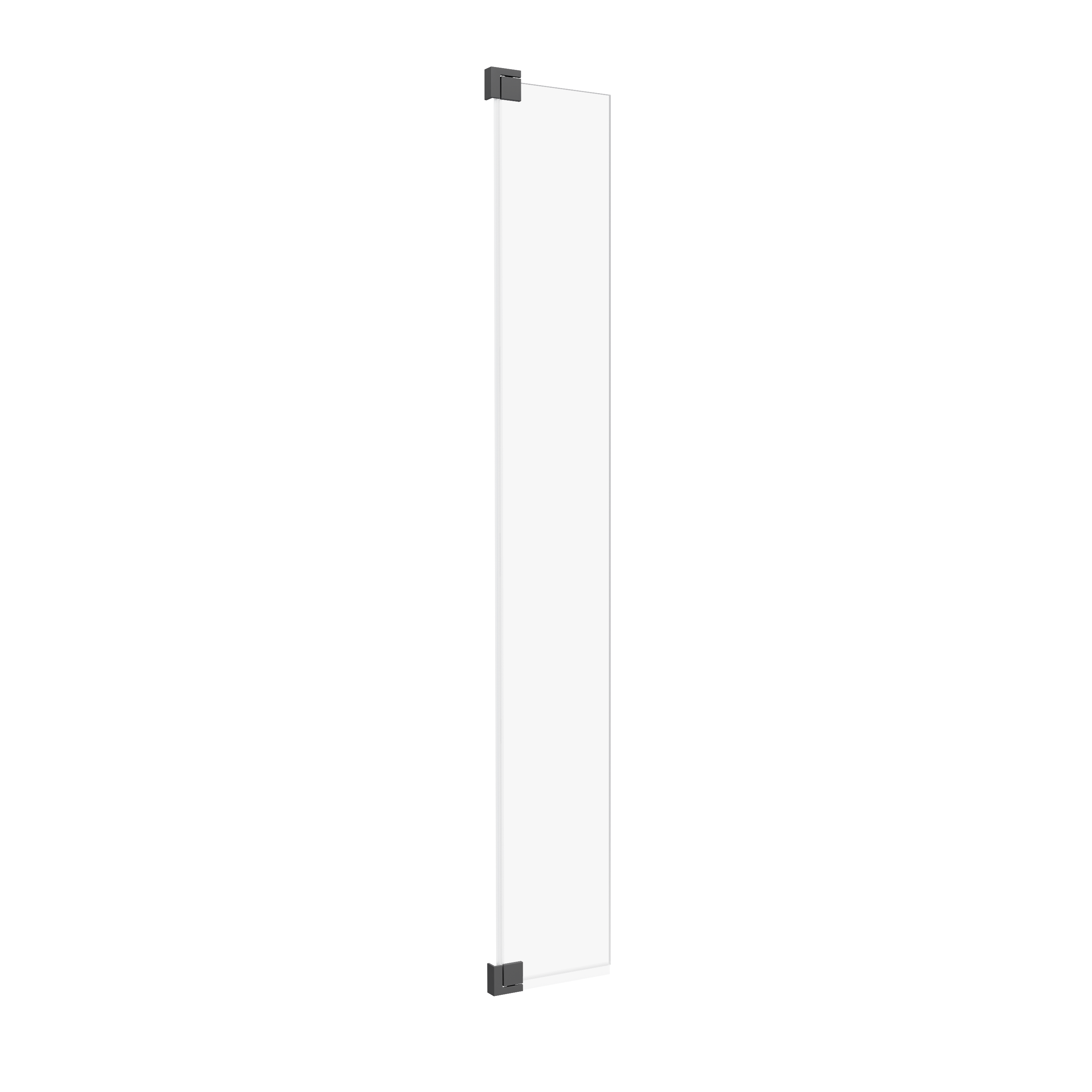 Osłonka do Walk In Swing 30x200 cm profil czarny Wellneo