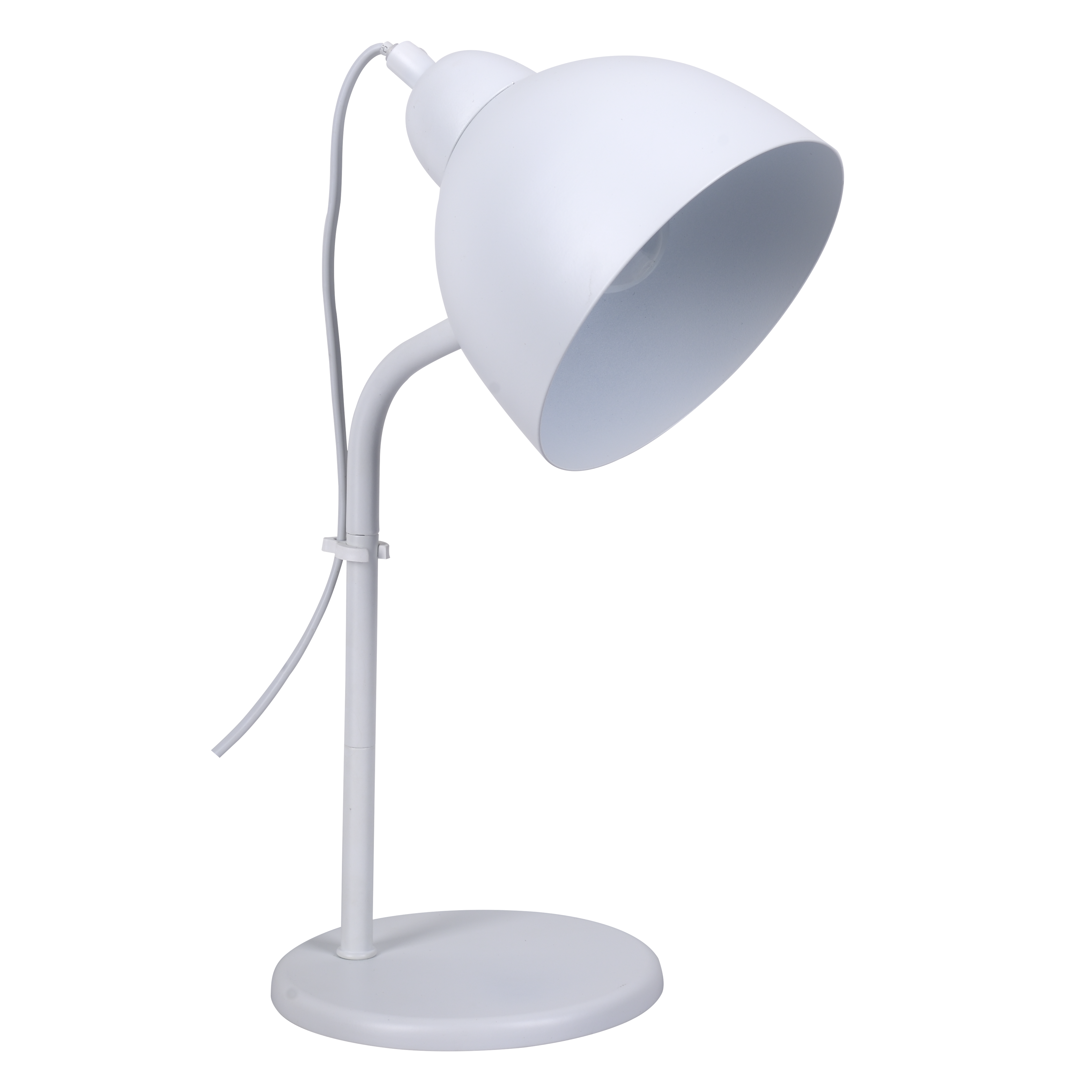 Lampka biurkowa BREL 1xE27 5W biała KANLUX