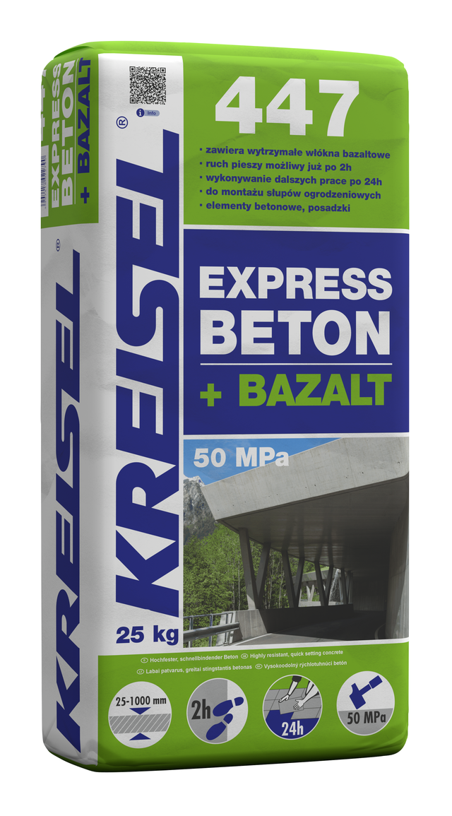 Wylewka betonowa Express Beton + Bazalt 447 25 kg Kreisel