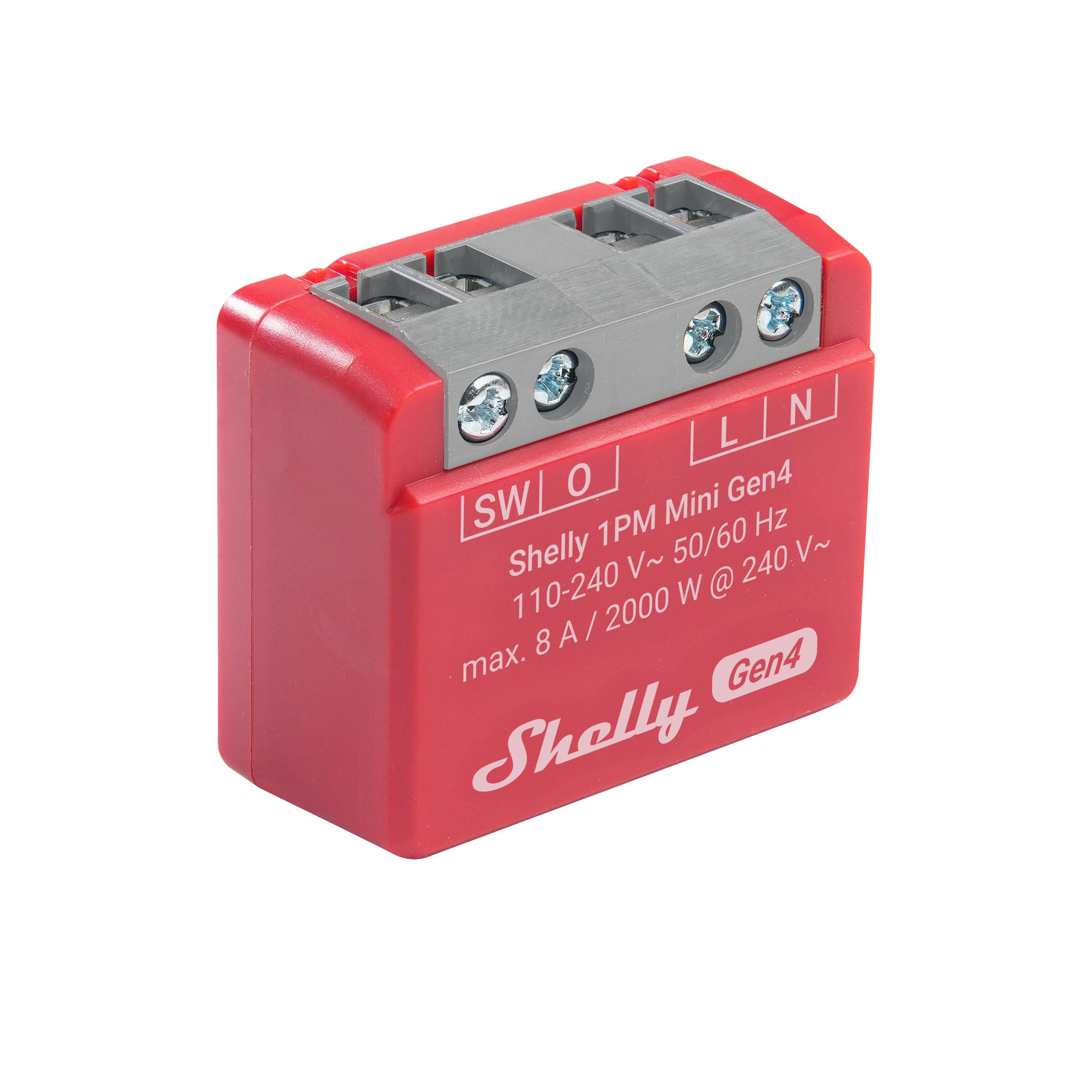 Módulo Shelly 1pm Mini Gen4 Azul Wi-Fi Bluetooth Zigbee Matter 8A/240V ...