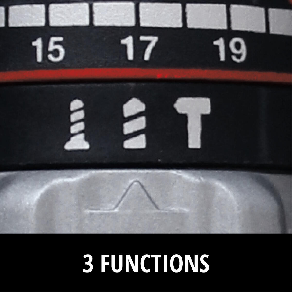 Trapano a percussione a batteria EINHELL TP-CD 18/80 Li-iBL 18V 2Ah, 2 batterie + valigetta in plastica - 8