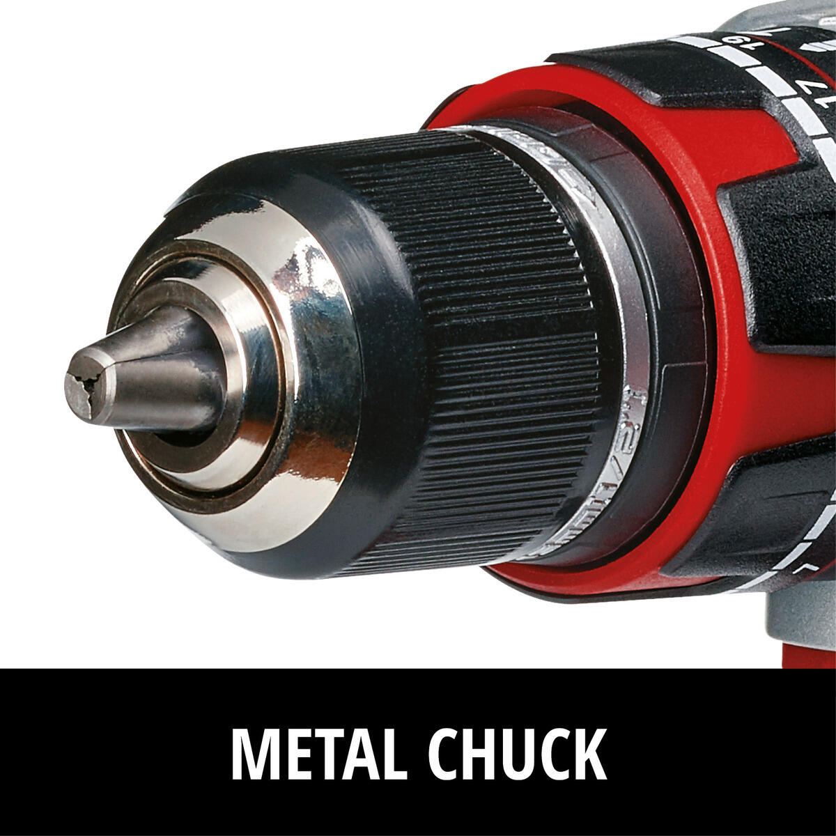 Trapano a percussione a batteria EINHELL TP-CD 18/80 Li-iBL 18V 2Ah, 2 batterie + valigetta in plastica - 7