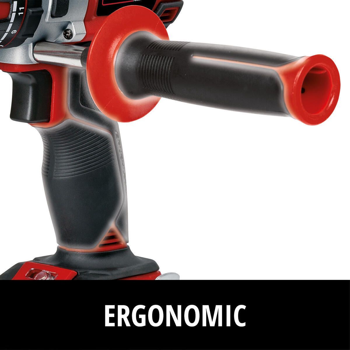 Trapano a percussione a batteria EINHELL TP-CD 18/80 Li-iBL 18V 2Ah, 2 batterie + valigetta in plastica - 6