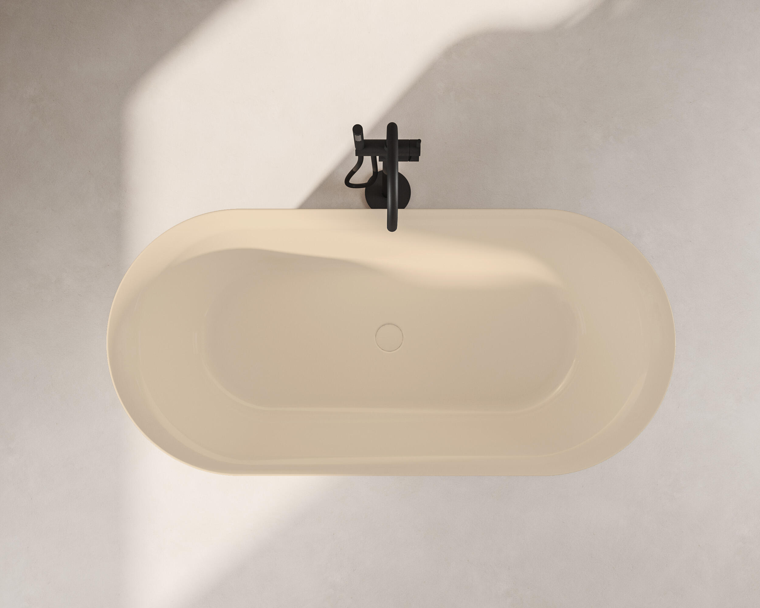 Bañera isla OBATH CUP 150X75 marrón 150x75 cm - 2