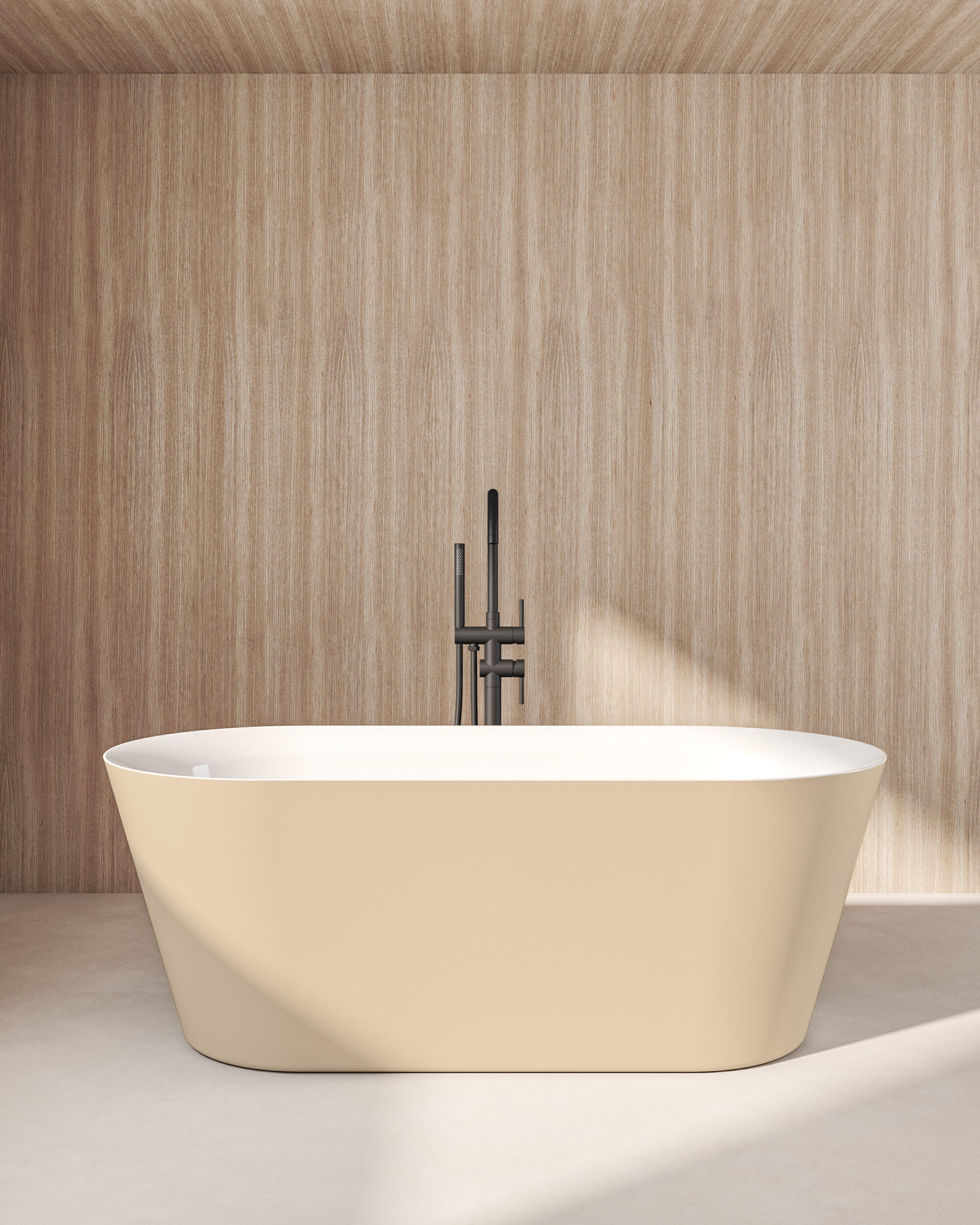 Bañera isla obath cup 150x75 marrón 150x75 cm