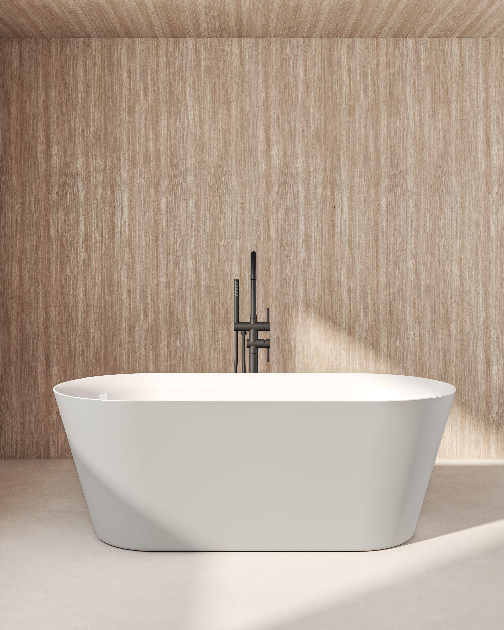 Bañera isla obath cup 150x75 gris 150x75 cm