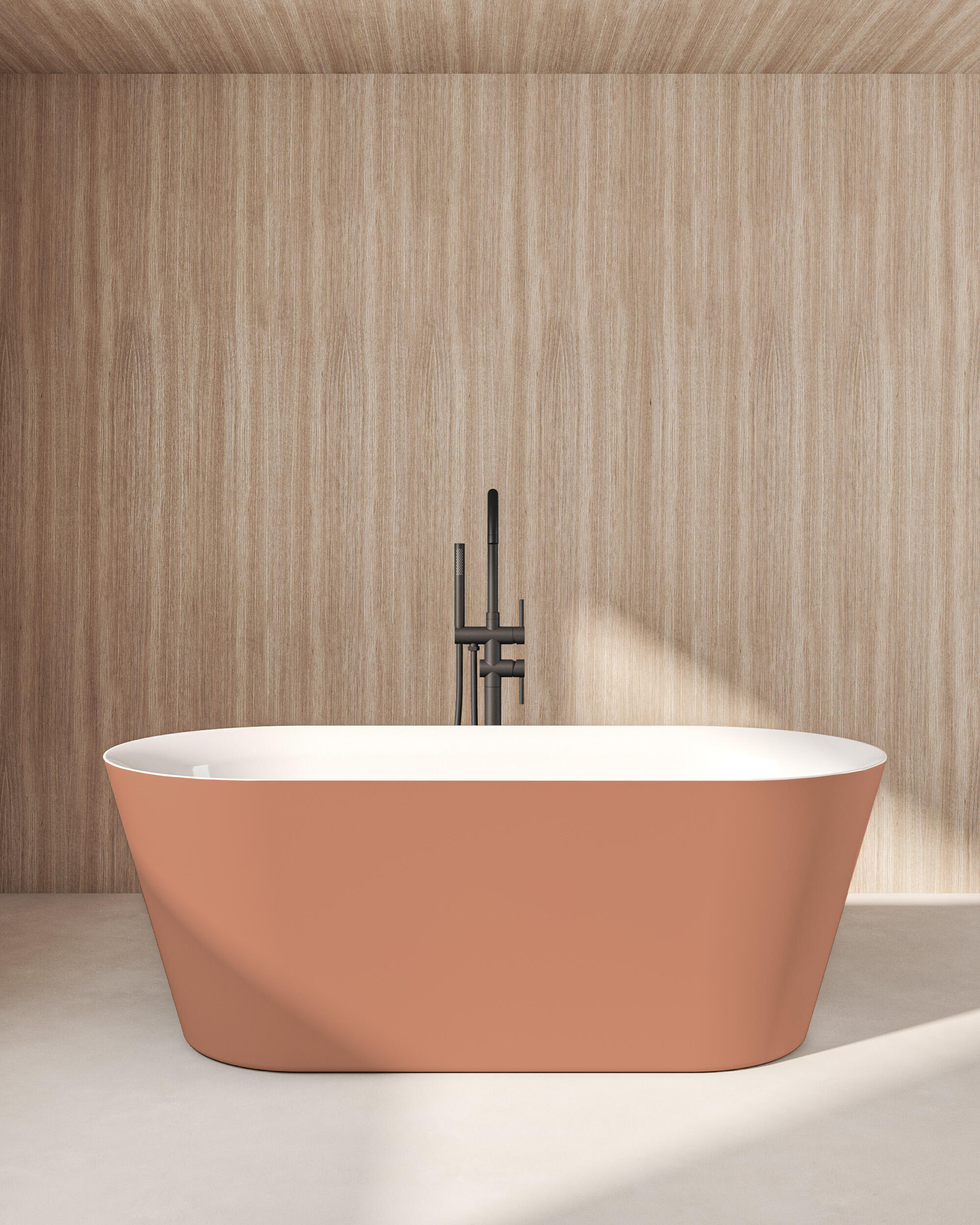Bañera isla obath cup 150x75 naranja 150x75 cm