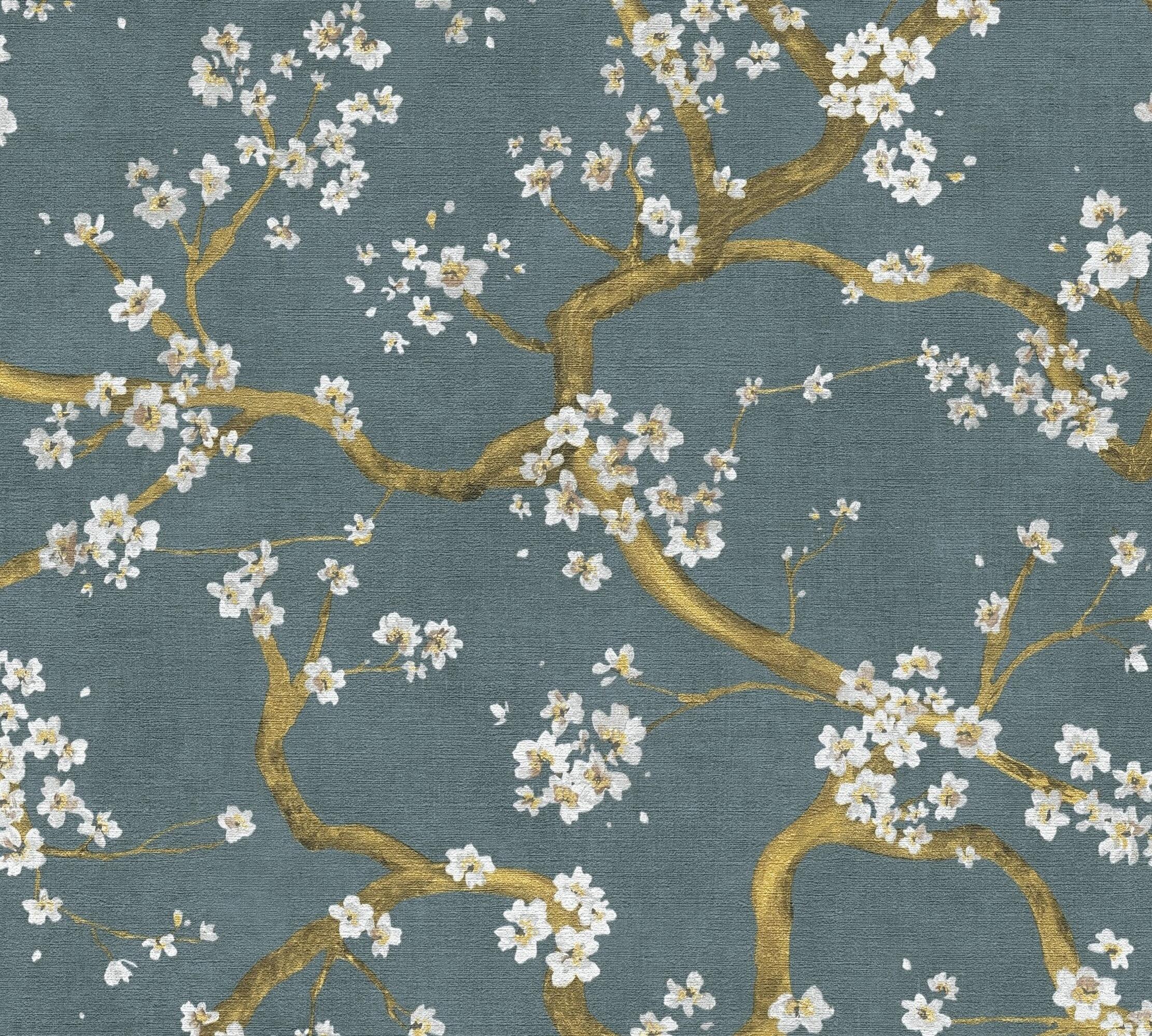 Carta da parati PARATO IN VINILICO RAMO JAPAN OTTANIO  ottanio, 53 cm x 10.05 m - 4