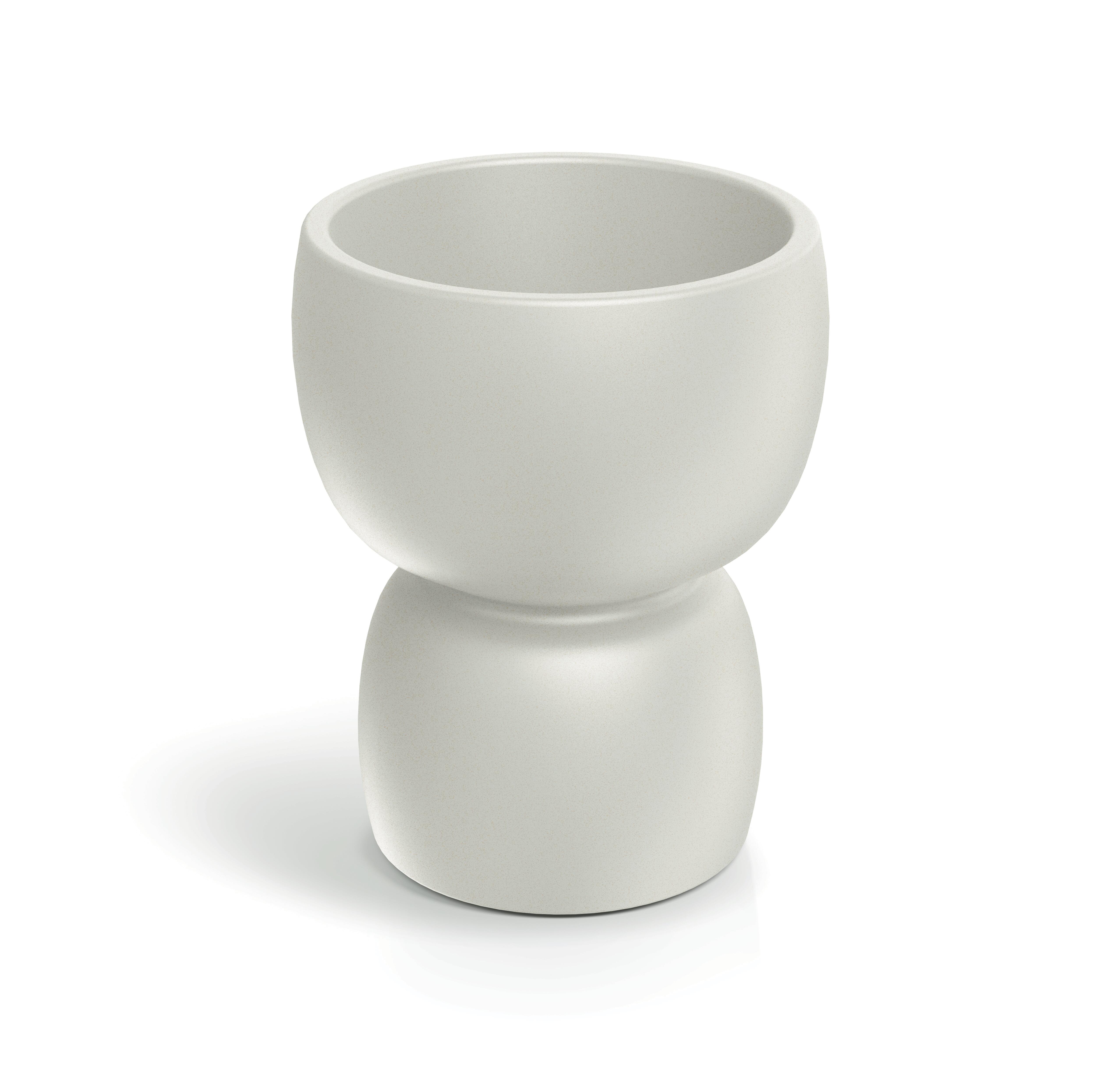 Maceta de polietileno de alta densidad duala 40 bl blanco de x40x48cm