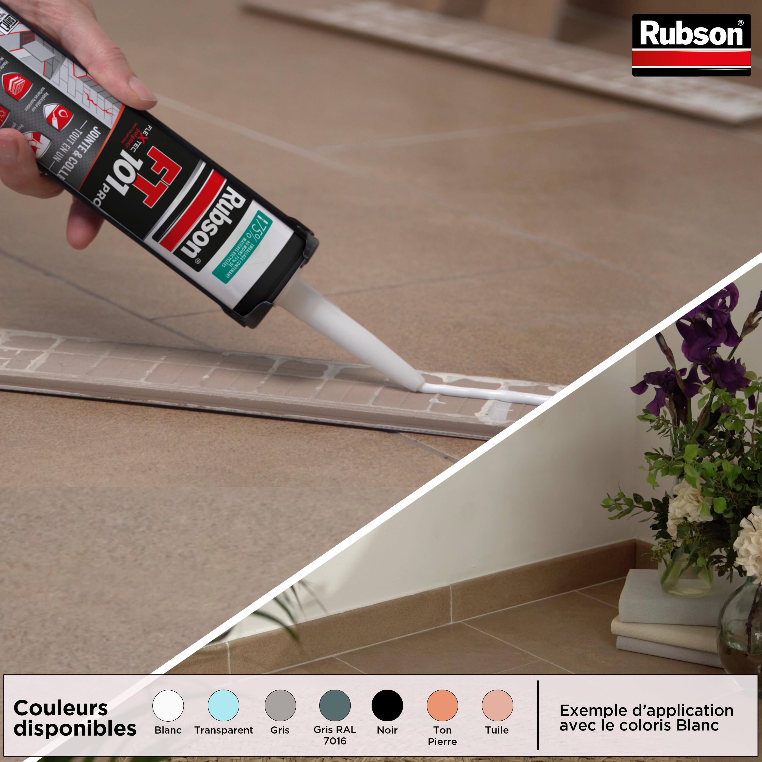 Mastic multi-usage noir 280 ml Ft101 - RUBSON - 3