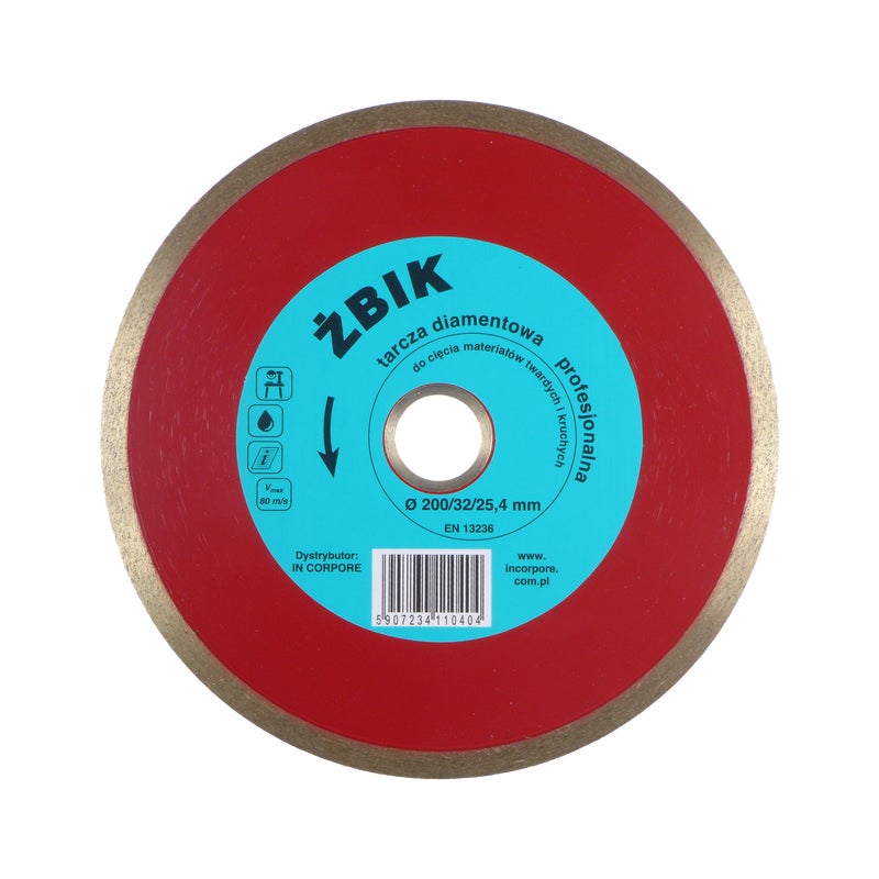 Zdjęcia - Tarcza IN CORPORE diamentowa ŻBIK 200x32/25,4mm do ceramiki IN CORPORE