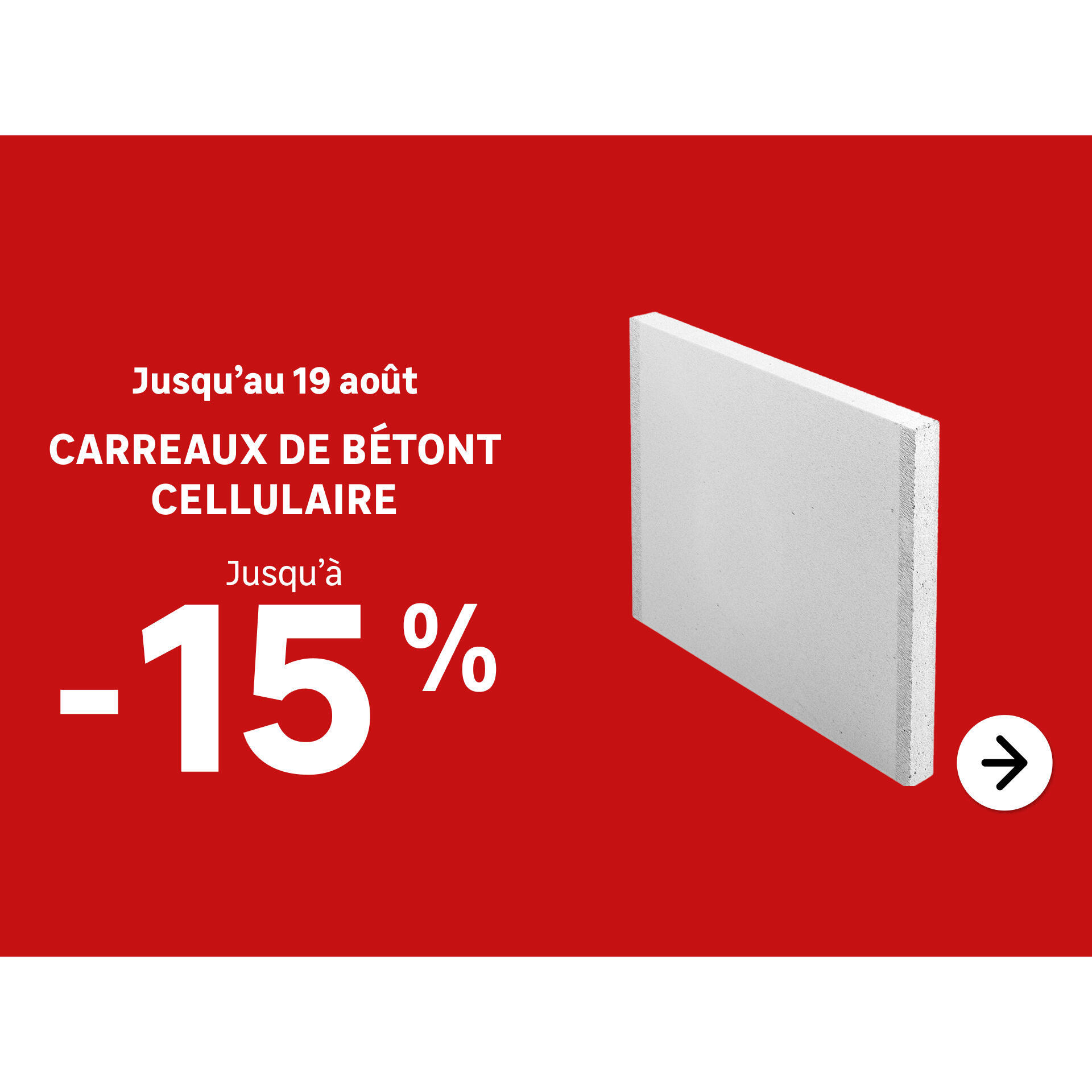 Jusqu'à 15 sur les carreaux de béton cellulaire Leroy Merlin — free download