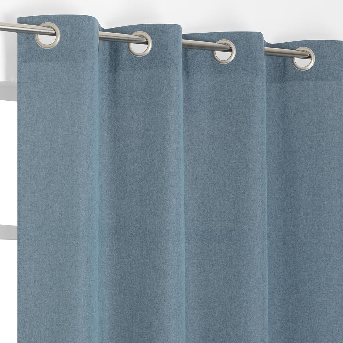 Tenda Franny blu, occhiello 140x280 cm - 4