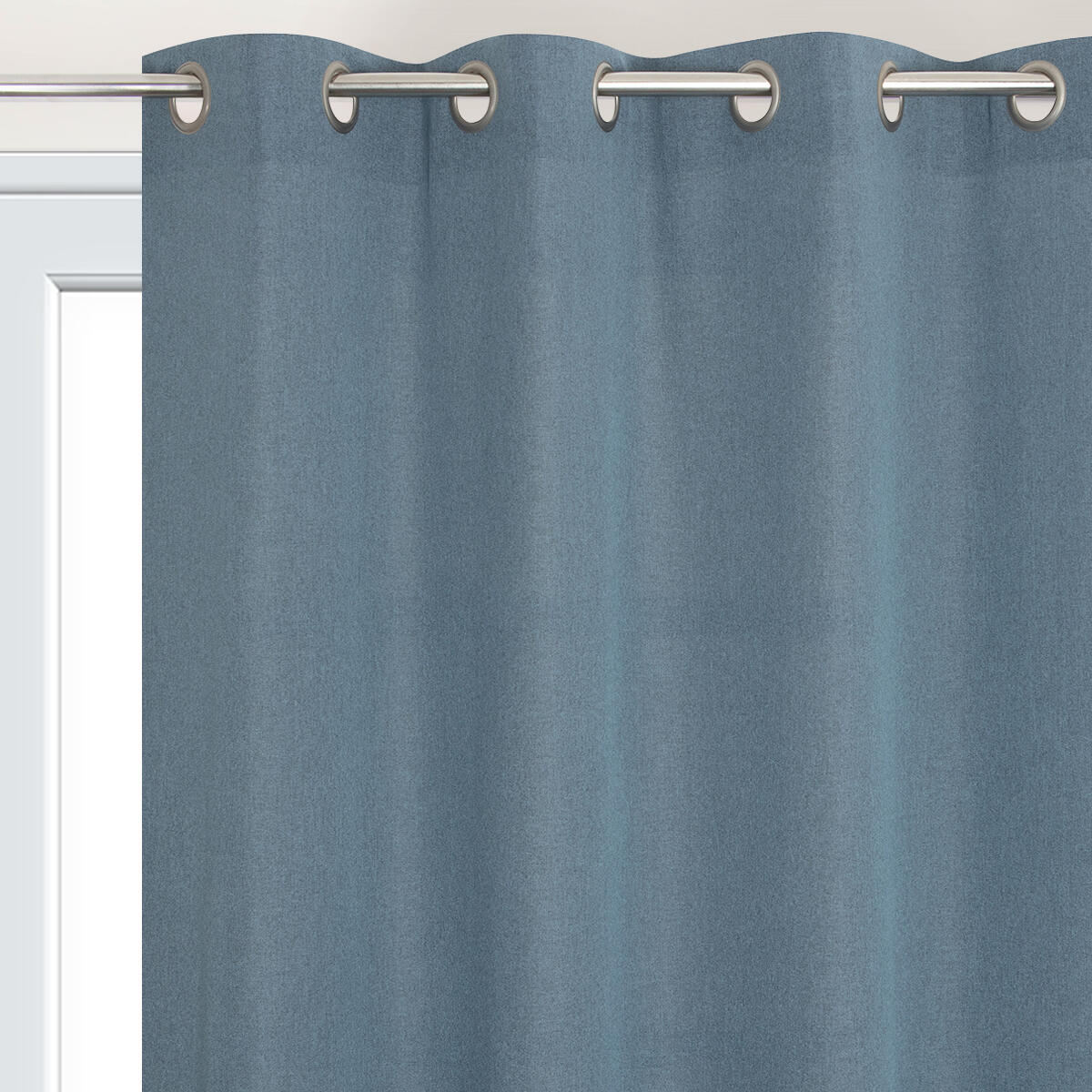 Tenda Franny blu, occhiello 140x280 cm - 2