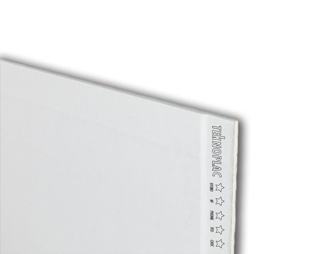 Plaque de plâtre BA13, Teknoplac 5EN1 blanche L.250 x l.120 cm