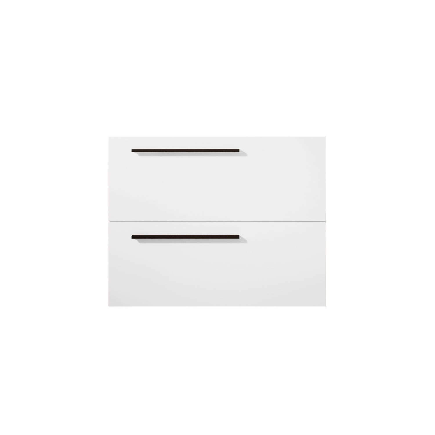 Móvel de casa de banho fundo reduzido 70x40X55 cm branco mate Mia - 3