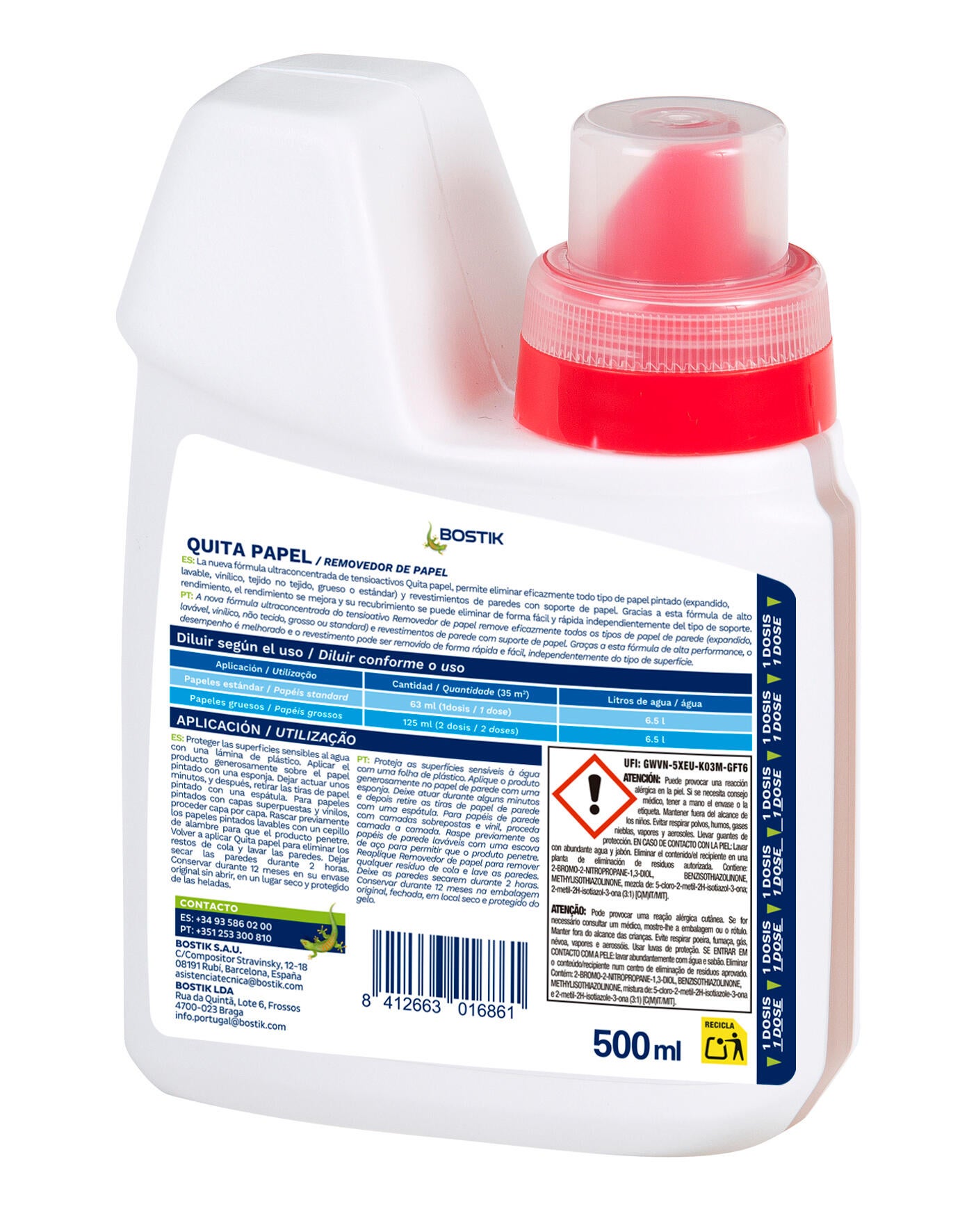 Quita papel pintado BOSTIK 500 ml - 2