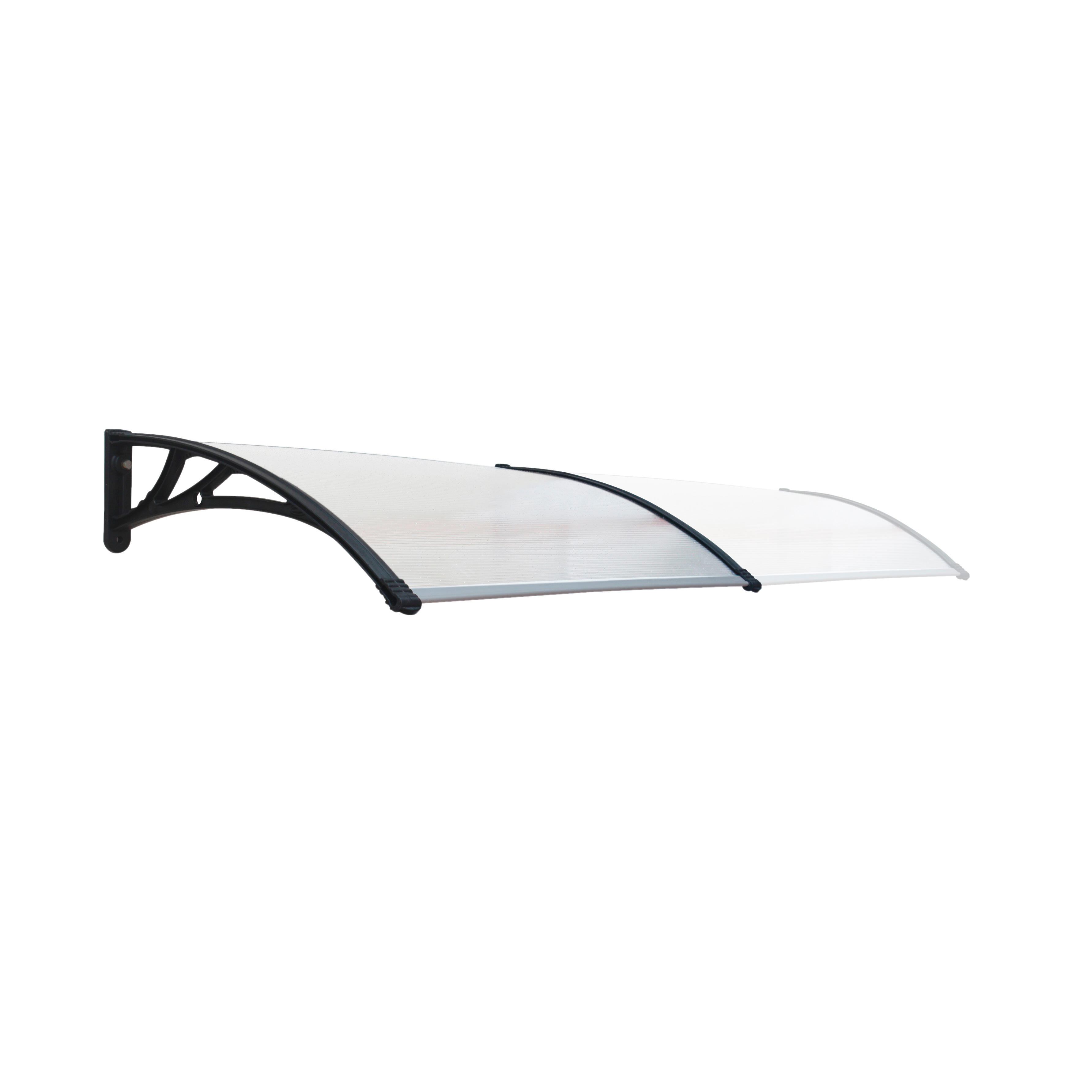 Marquise de Policarbonato Easy Black de 150x80 cm SMARTSUN - 3